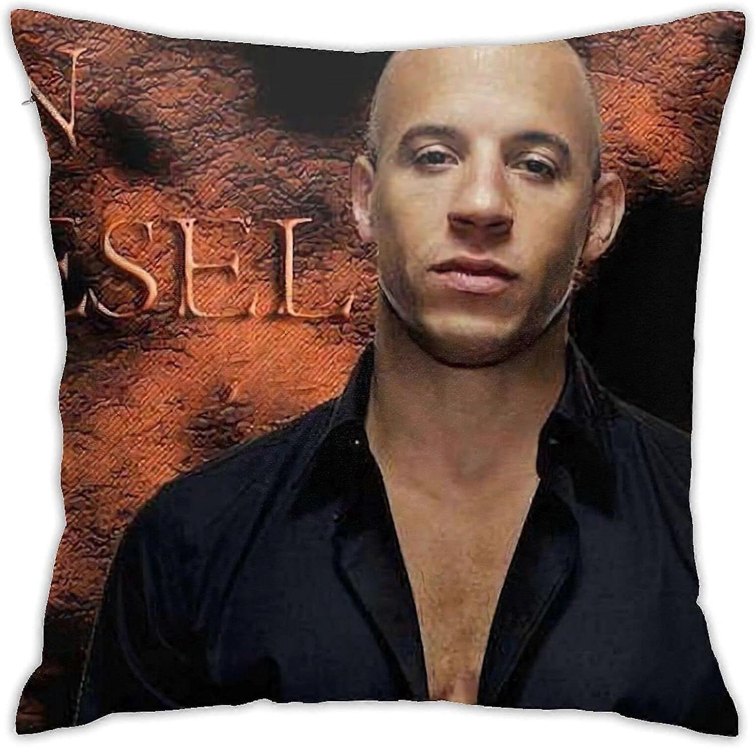 y581 Vinディーゼル枕カバー両面印刷スロー枕カバーSoftクッションカバーリビングルーム寝室の枕カバーのための寮の装飾-TB2081 io581