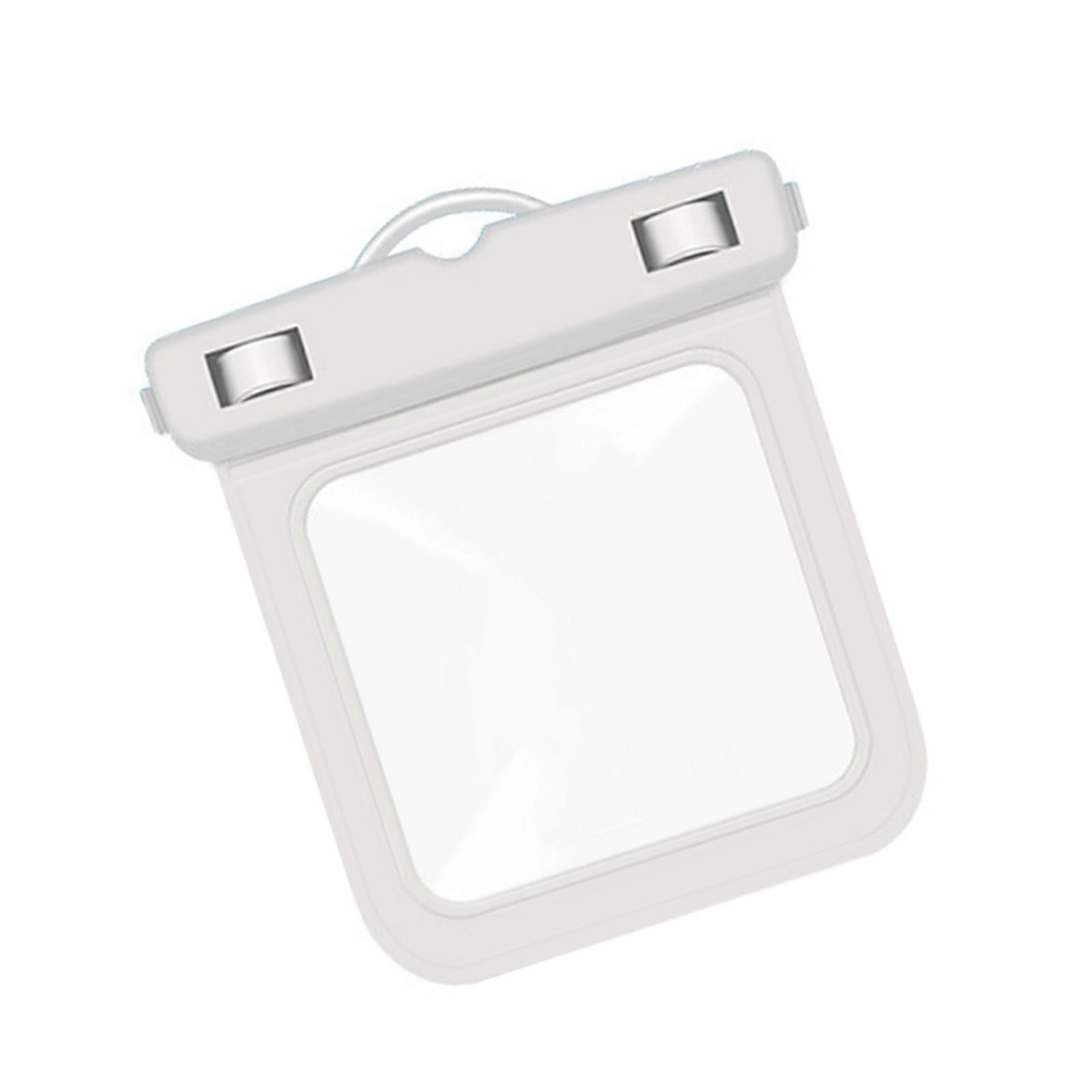 TPU Impregnable Storage Bag With Drifting Feature Perspective Window For Access Layouts Cash Permanent Associate For Swimming Rowing Quests  White