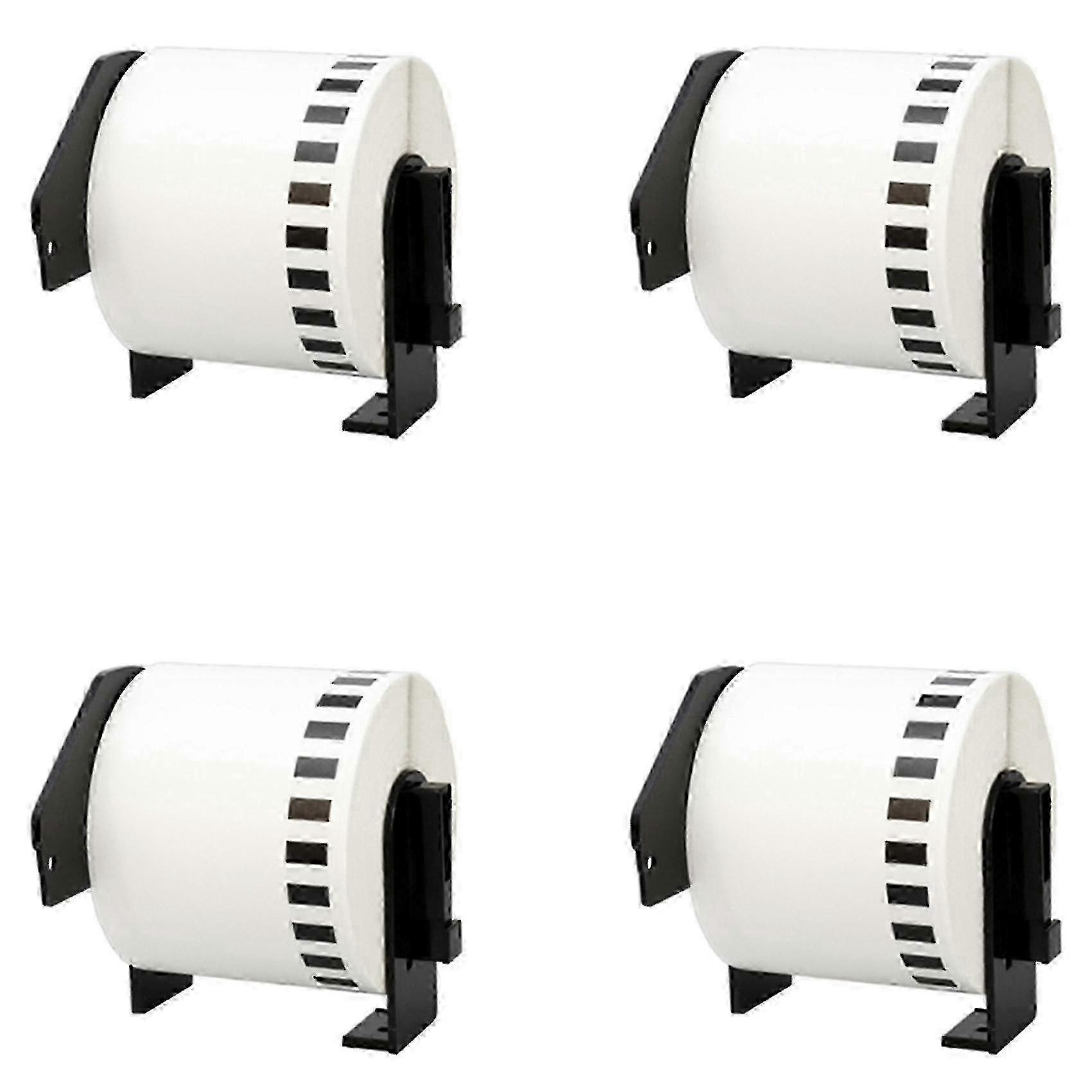 1 Roll Compatible For Brother Dk22205 Tape Labels With Refillable