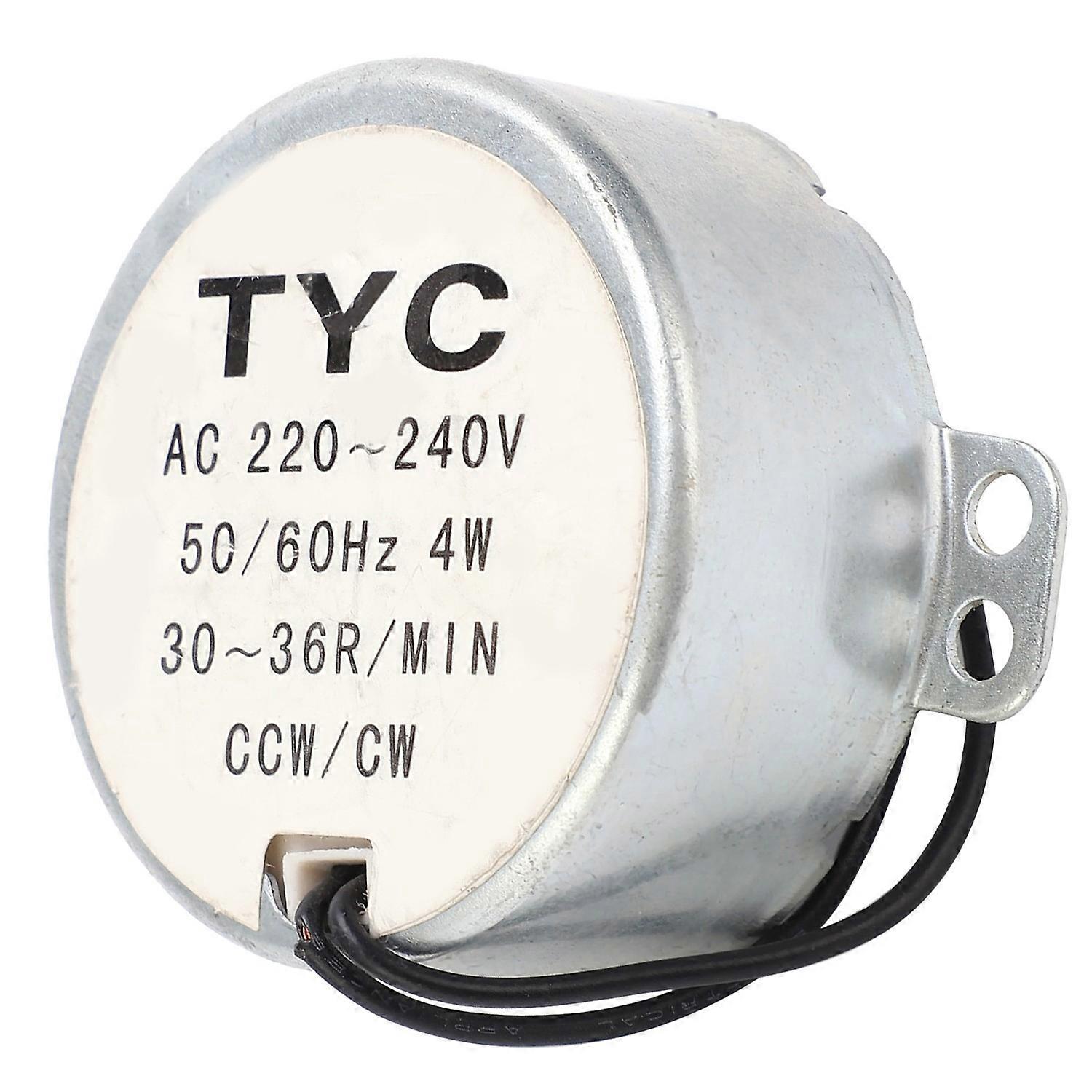 Low Speed Synchronous Motor Alloy Copper CW CCW LowSpeed 30~36r/min 49KTYZ AC 220V