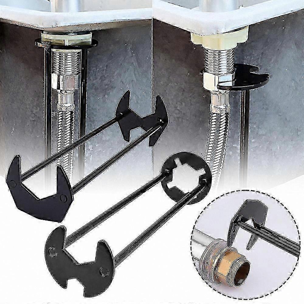 Hex Socket Sink Wrench for Faucet and Hose Installation in Bathrooms