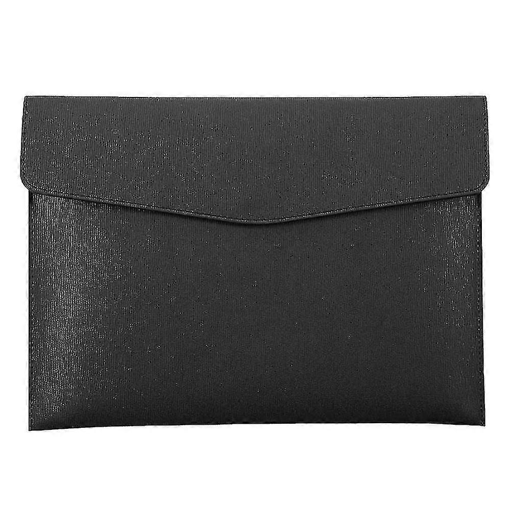 Pu Leather A4 File Folder Document Holder Waterproof Portfolio Envelope Folder Case With Snap Closu