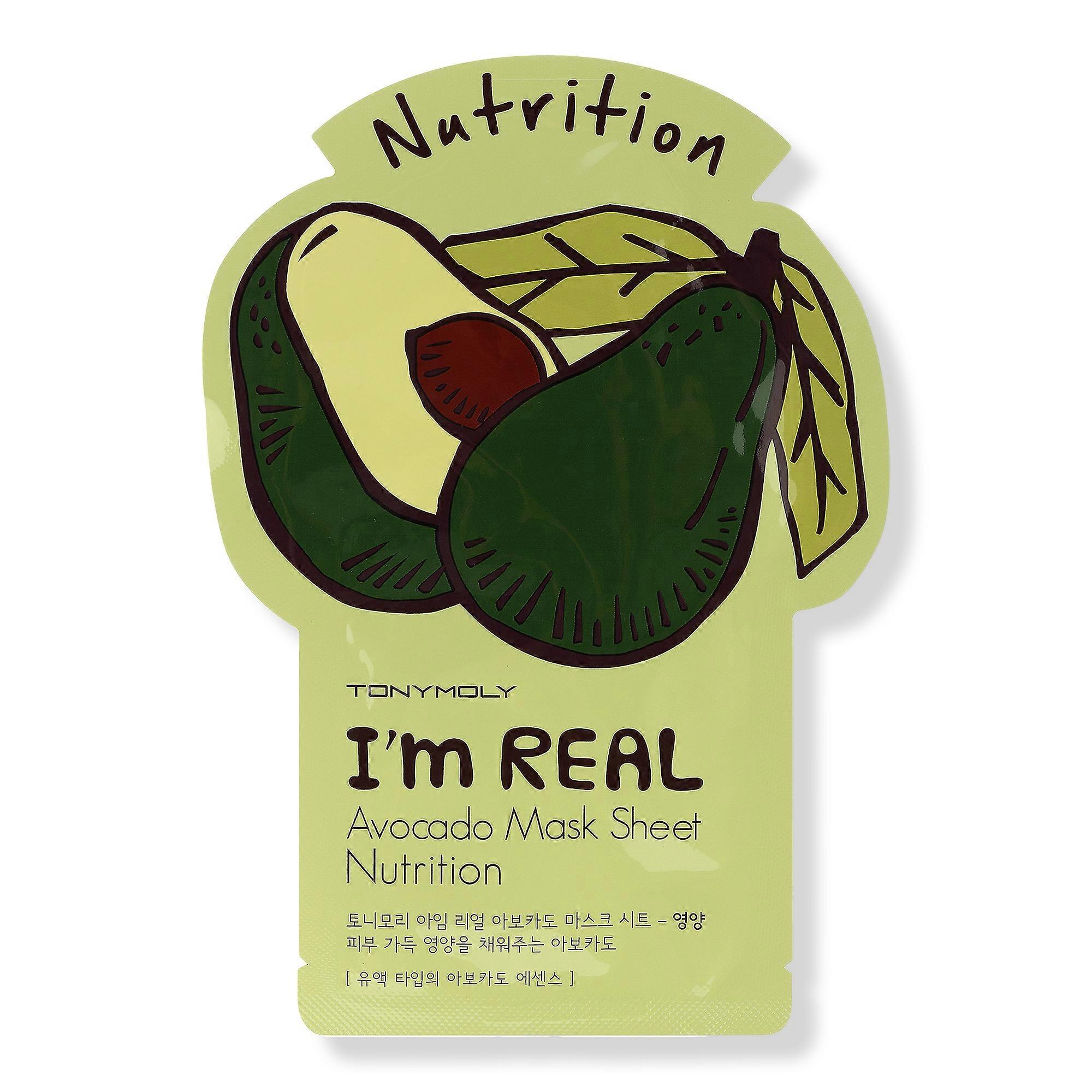 Tonymoly I'm Real Avocado Mask Sheet, 0.71 Oz