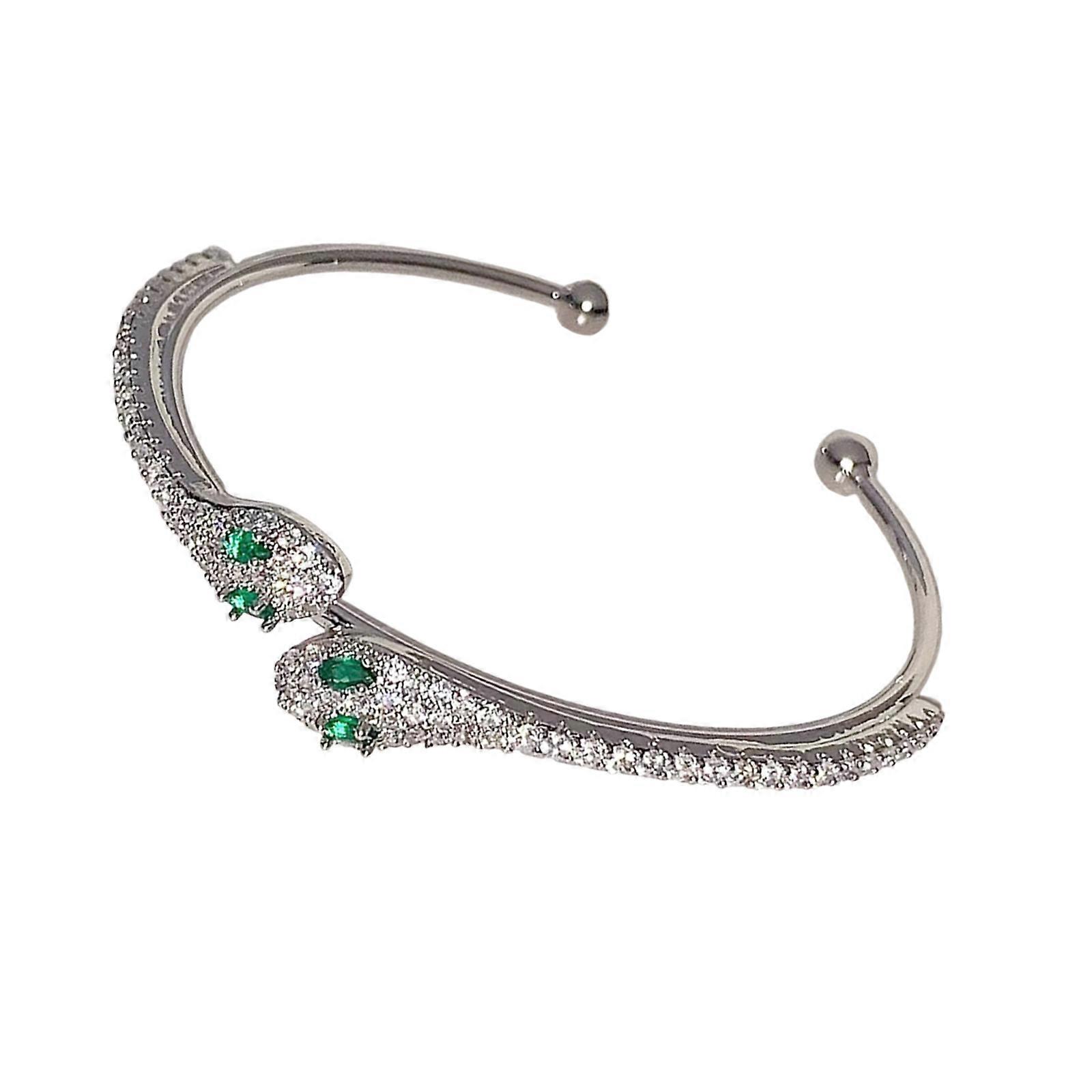 Copper Snake Bracelet Adjustable Opening Bangle With Secure Closure Lightweight Everyday Elegant Accessory Multicolor