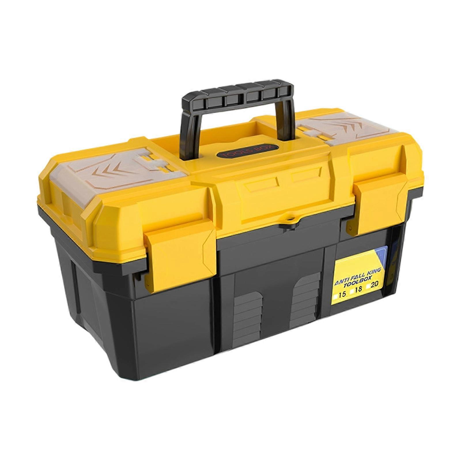 Reinforced Tool Secure Closure Multi Purpose Storage For Garage Workshop Tools Multicolor