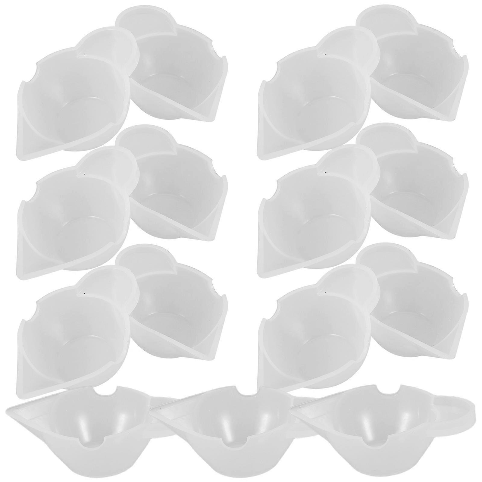 Epoxy Resin Mixing Bowl 15Pcs Silicone Moulds For Color Modulation Designed For DIY Projects And Easy Cleaning