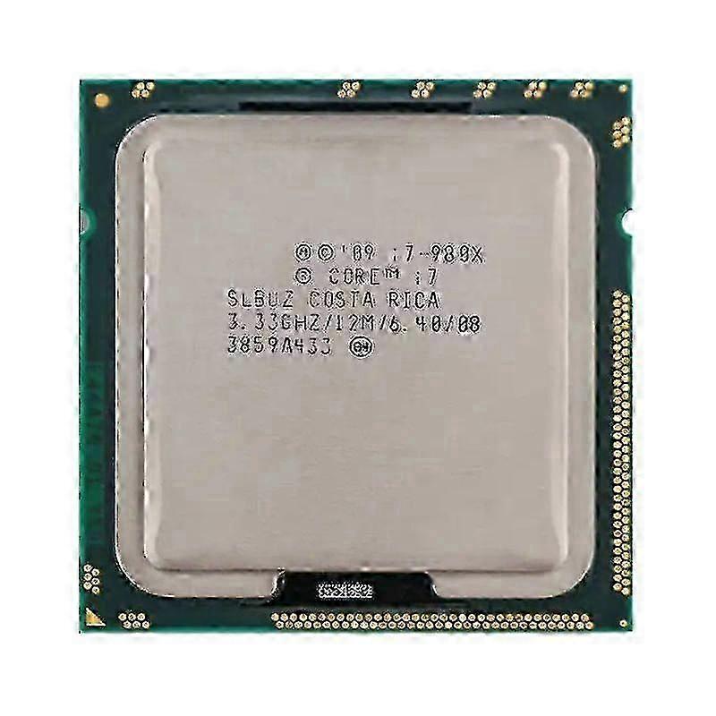 Core I7-980x Cpu - Socket Lga 1366 6 Cores 12 Threads 3.33ghz 12mb L3 Cache 130w.