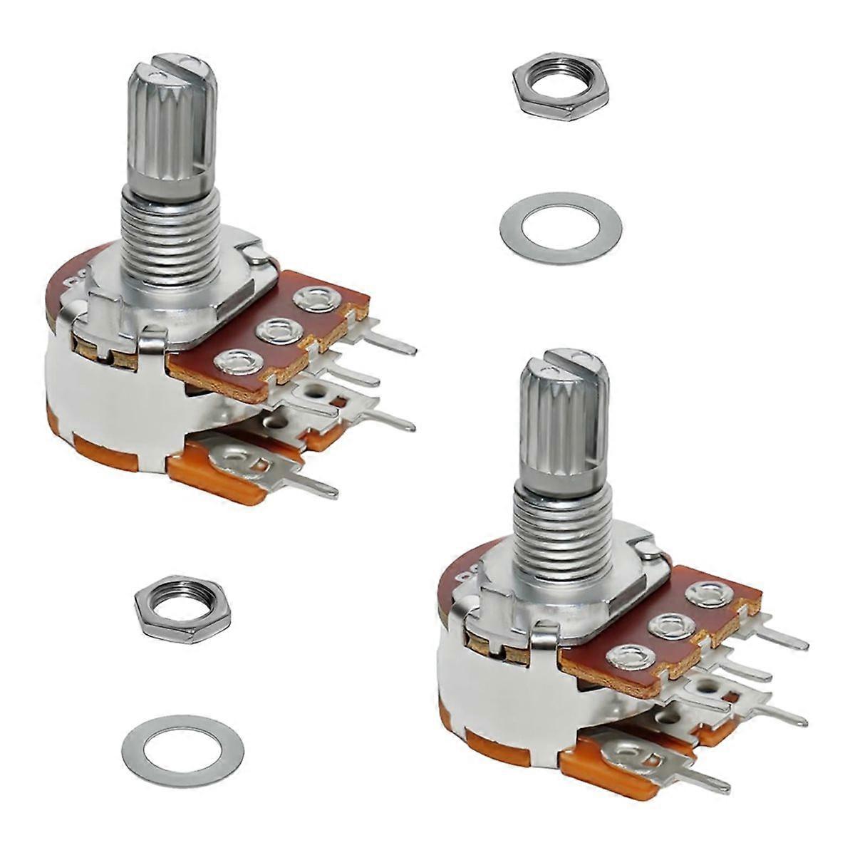 2-Pack B20K Control Board Speed Knob with Washer and Nut, Replacement Parts Compatible,Replacement A