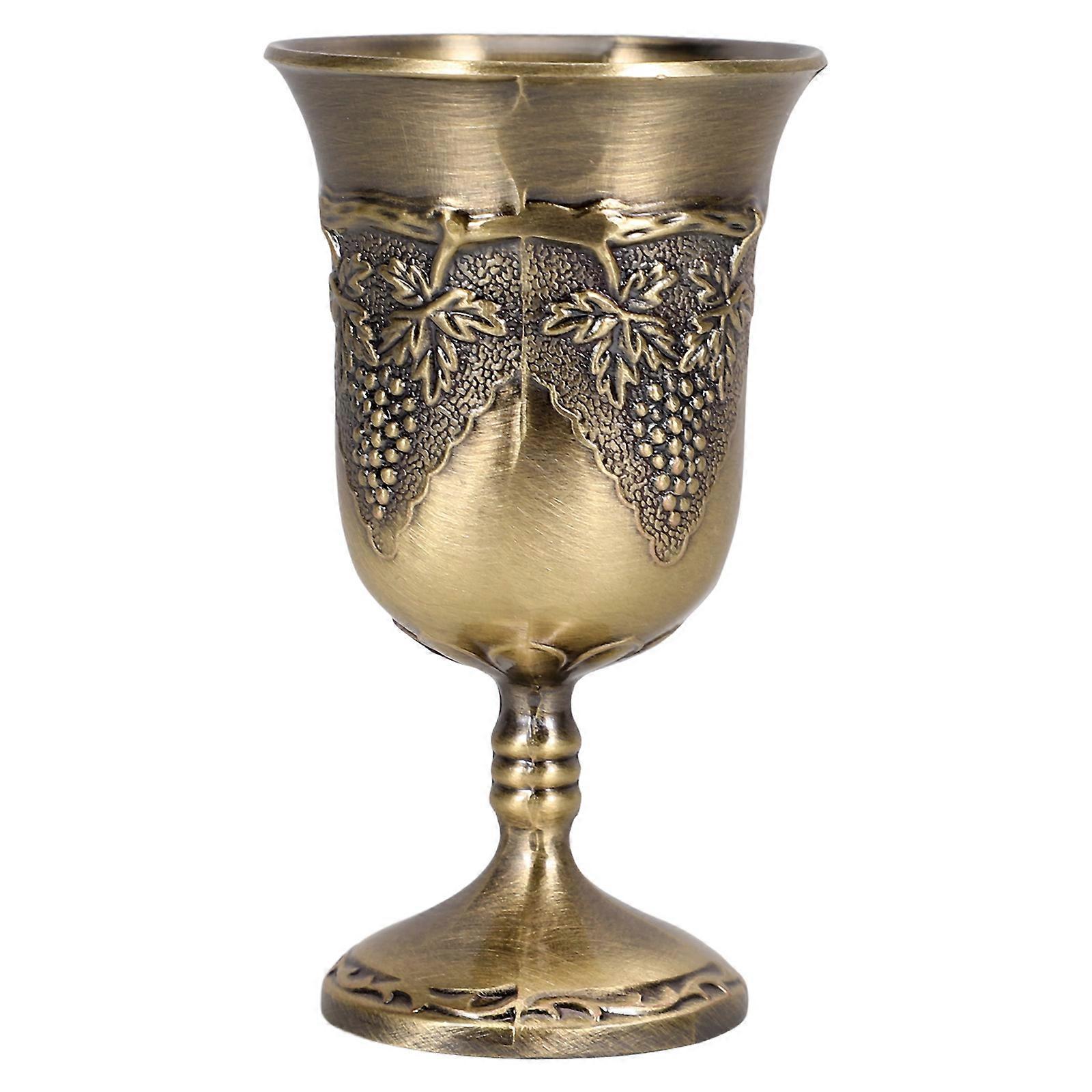 Vintage Wine Goblet Zinc Alloy for Drinking Use