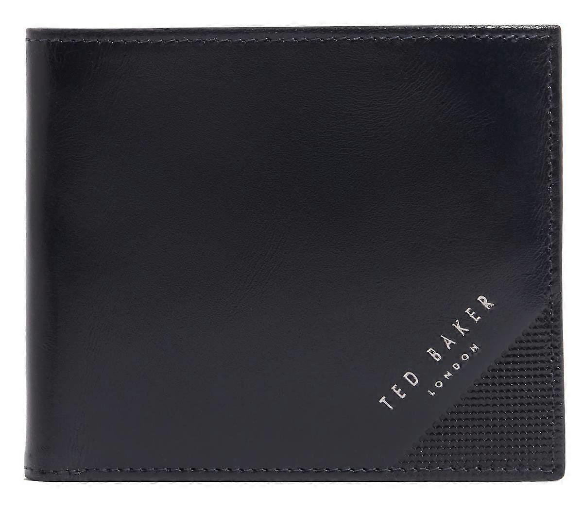 Ted Baker Prugs Metal Corner Bifold Wallet - Navy