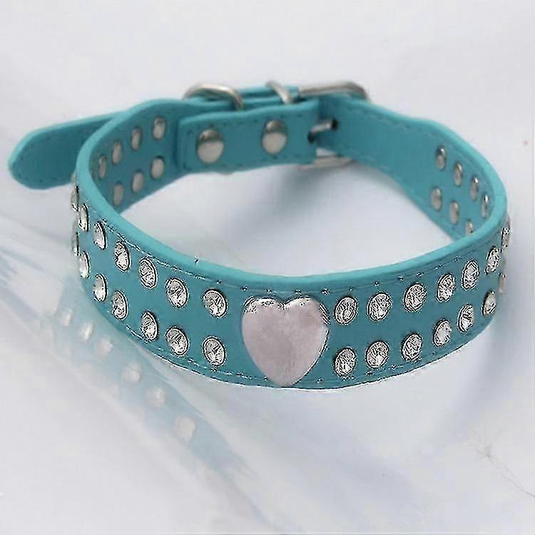 Blue Heart Peach Collar for Small Pets