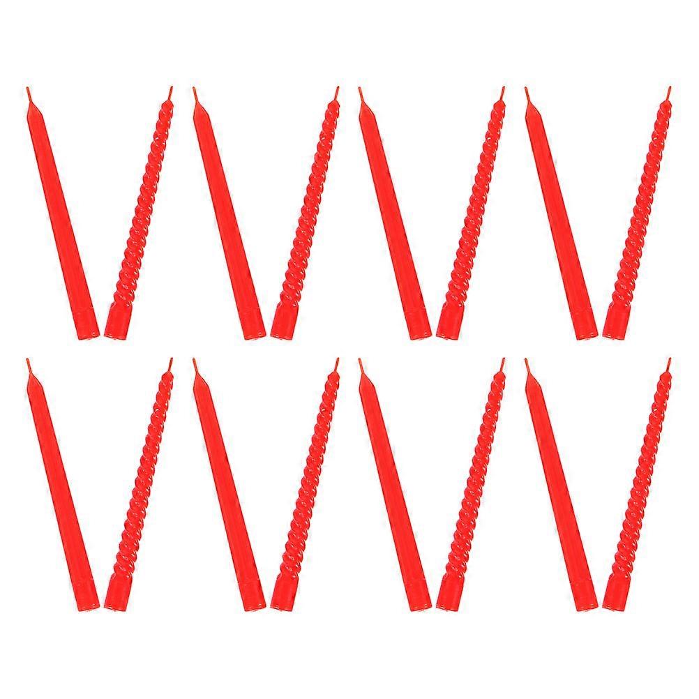 Miniature Accessory Plastic Taper Candles for 90Pcs Dollhouse Use