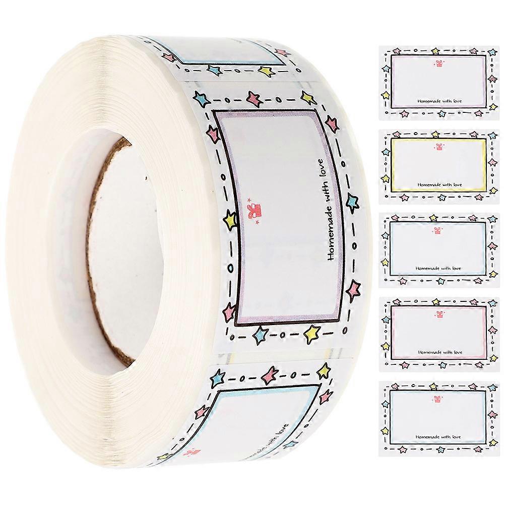 Waterproof Sticker Roll Food Labels for Date Marking 1 Roll Self-Adhesive