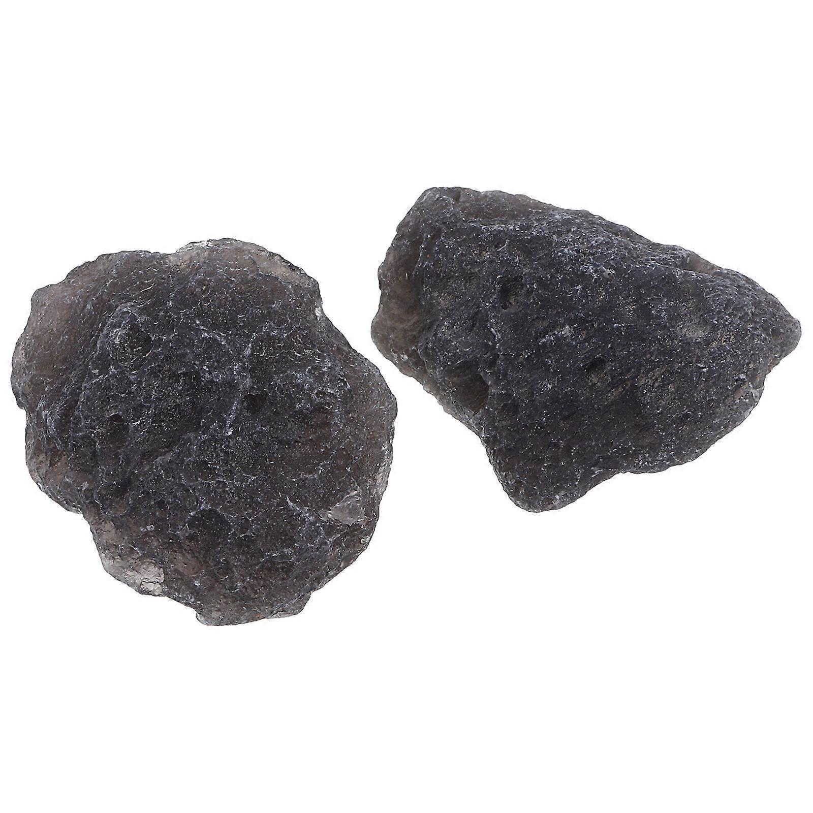 Irregular Meteorite Sample Science Specimen for Collection 2Pcs Stone