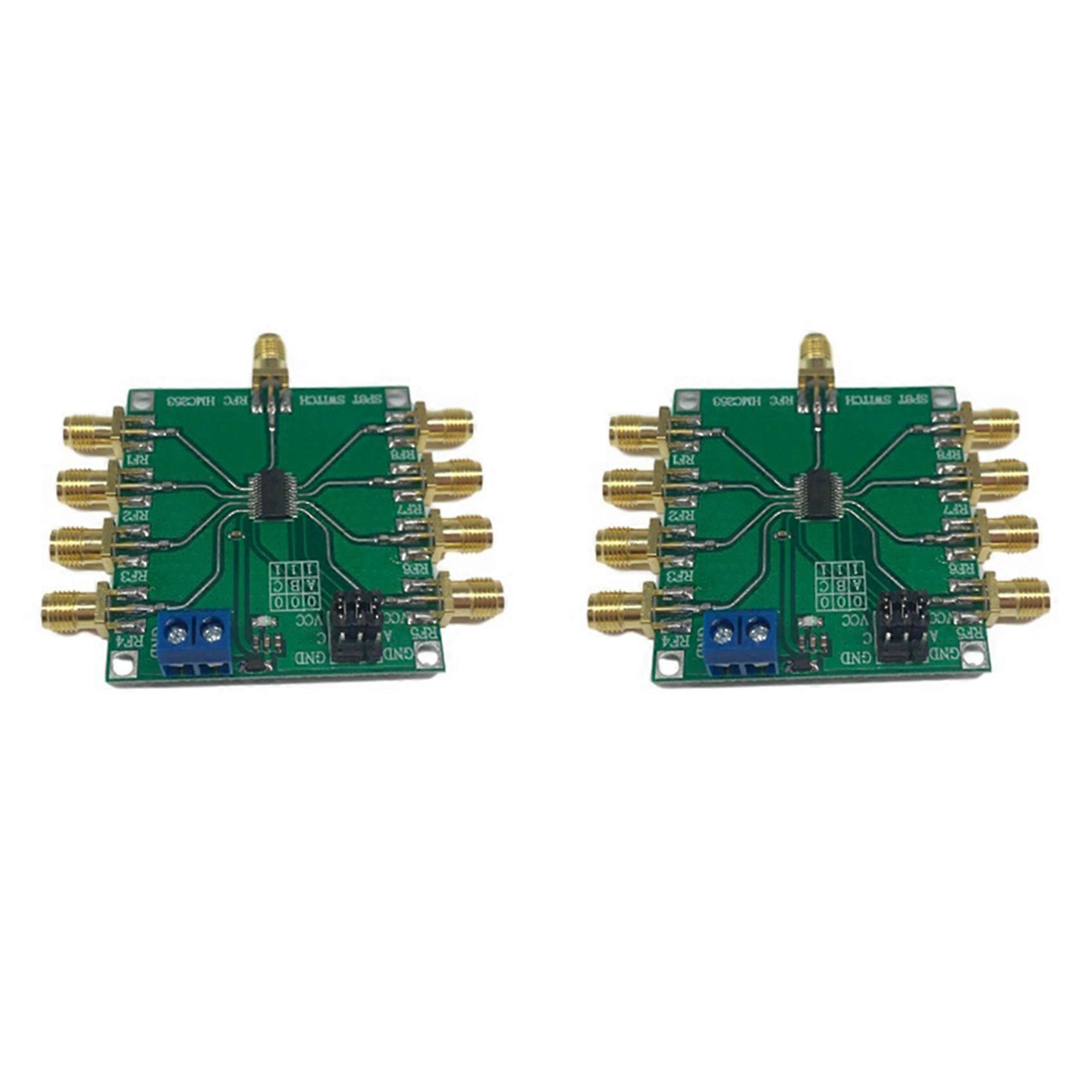 2X HMC253 DC-2.5 GHz Multifunction RF Single Pole Eight Throw Switch Rf Switch Channel Select Antenna Module