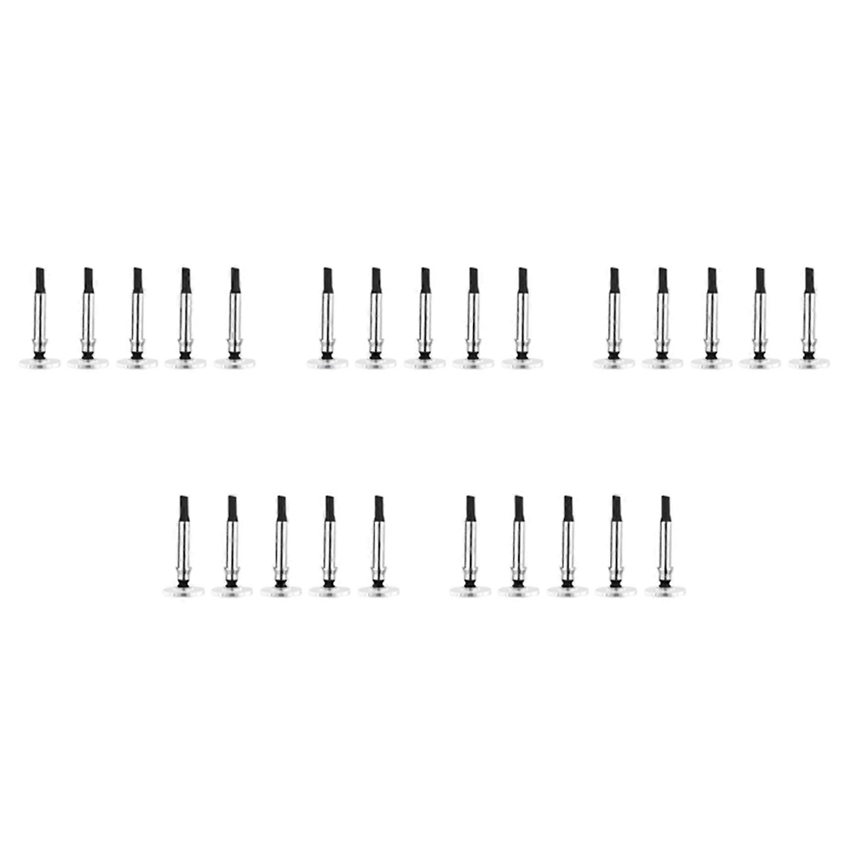 25PCS Universal Stylus Pen Transparent Disc Capacitive Screen Touch Pen Replacement Tip Drawing Writing Nib Pencil Head