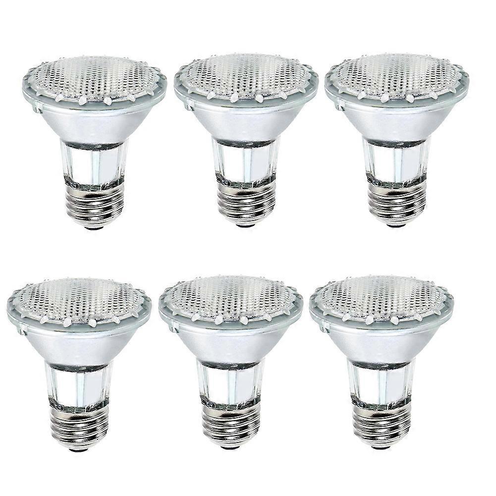 PAR20 50W Halogen Bulb 120V,6 Pack High Output PAR20 Flood Light Bulb,50W PAR 20 Halogen Flood Dimmable Warm White
