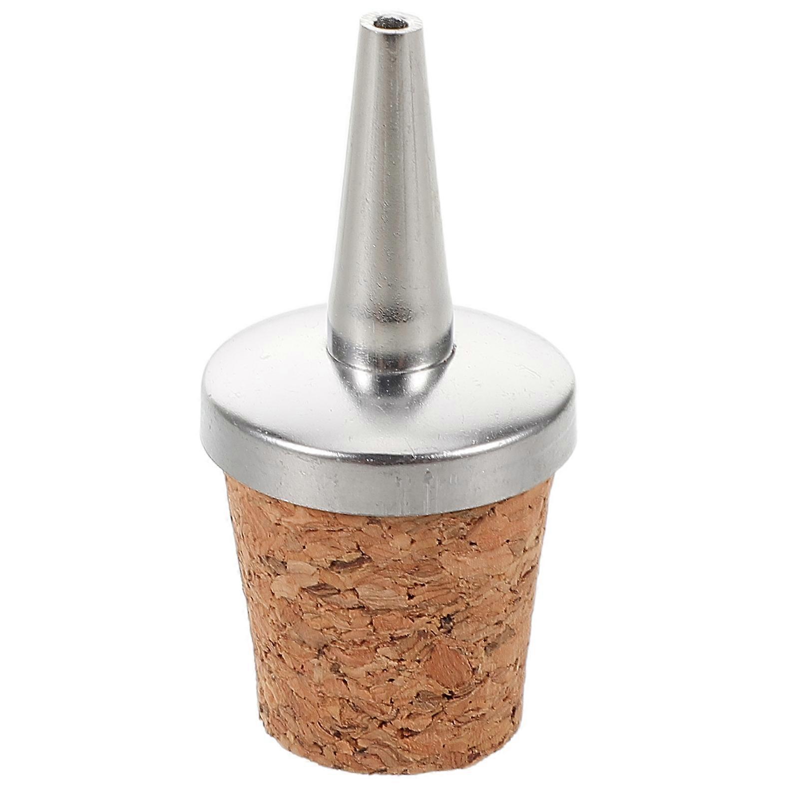 Bottles Pourer Top with Cork Base for Home Bars