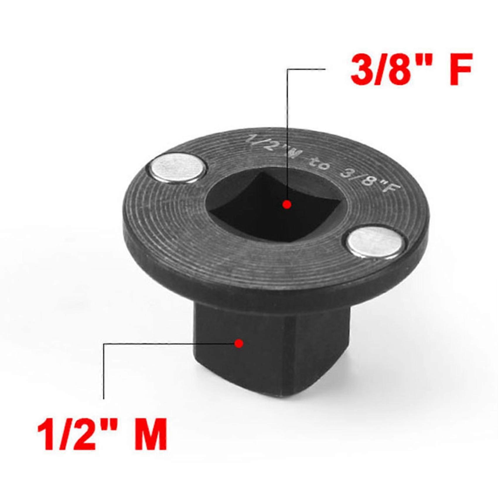 2pcs 1/2inch to 3/8inch Low Profile Impact Socket Adapter Drive Reducing