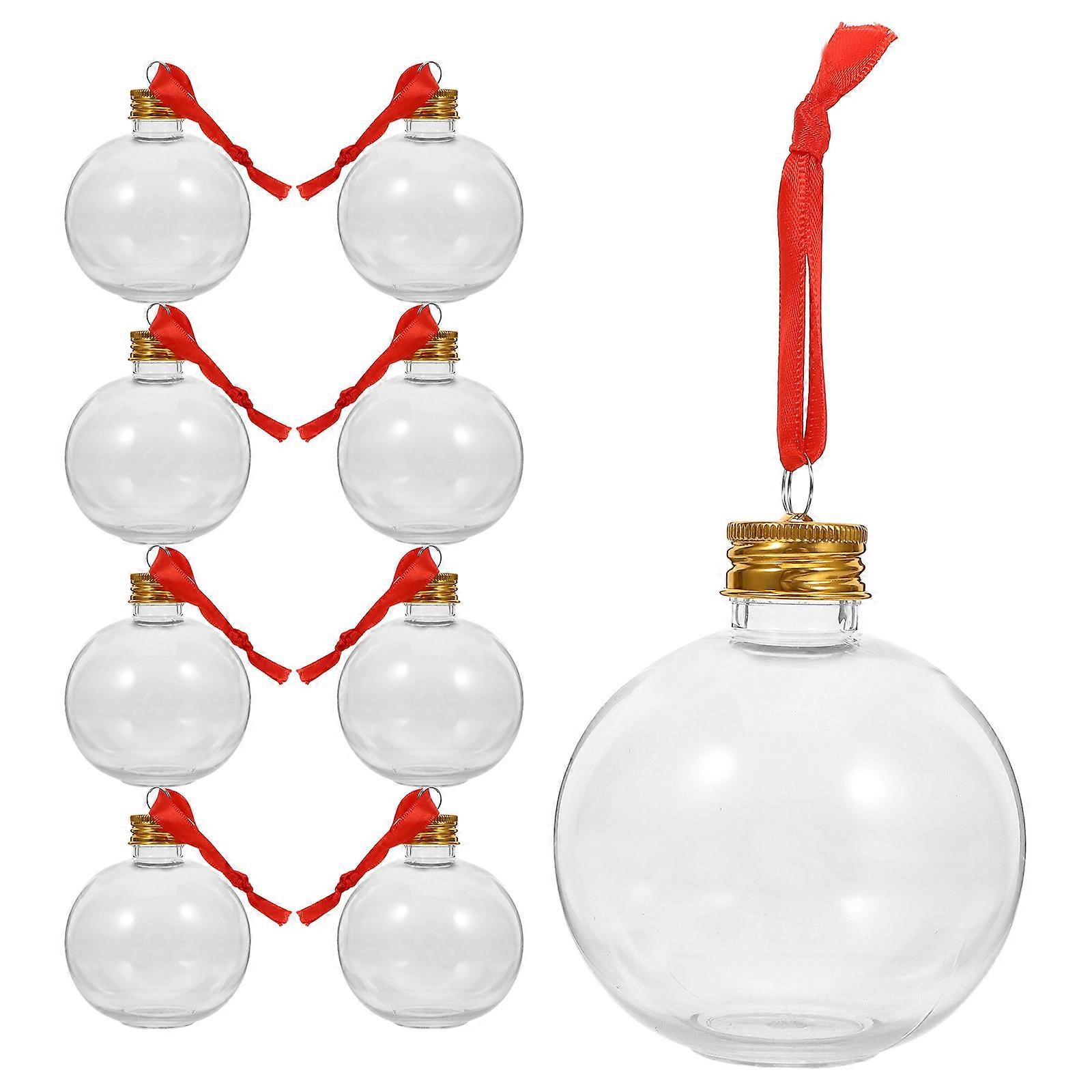 Juiceflaskor Glödlampsformade flaskor för förvaring 10 st plastjulgransflaskor