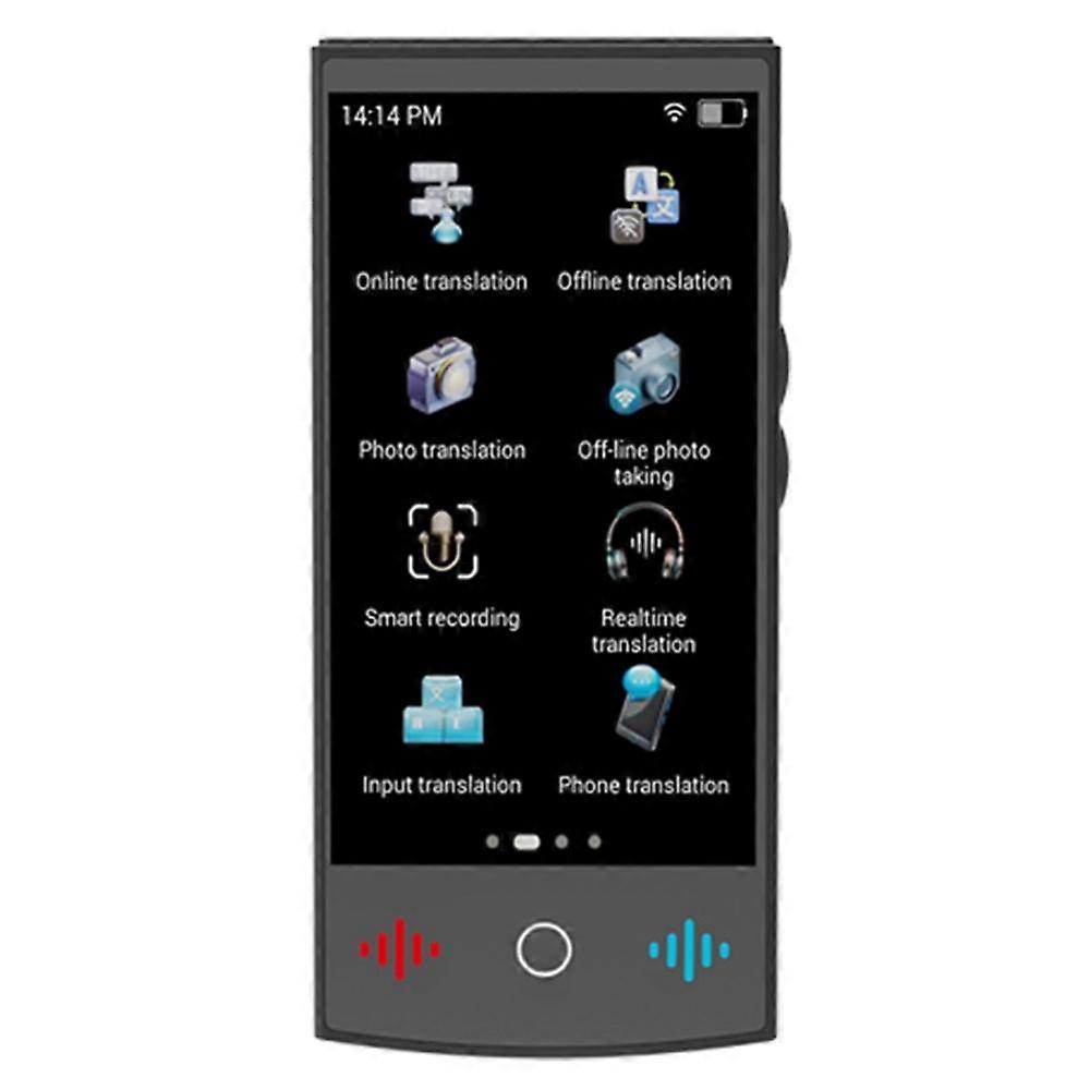 T26 4 inch 138 Countries Smart Translator WIFI Photo Recording Voice Translator with Offline Interpretation 1GB RAM 16GB Storage