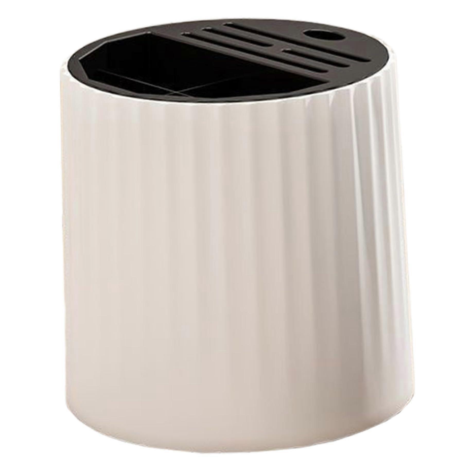 Rotating Knife Holder 360° Rotation Rust Proof Kitchen Countertop Organizer with Drainage Holes