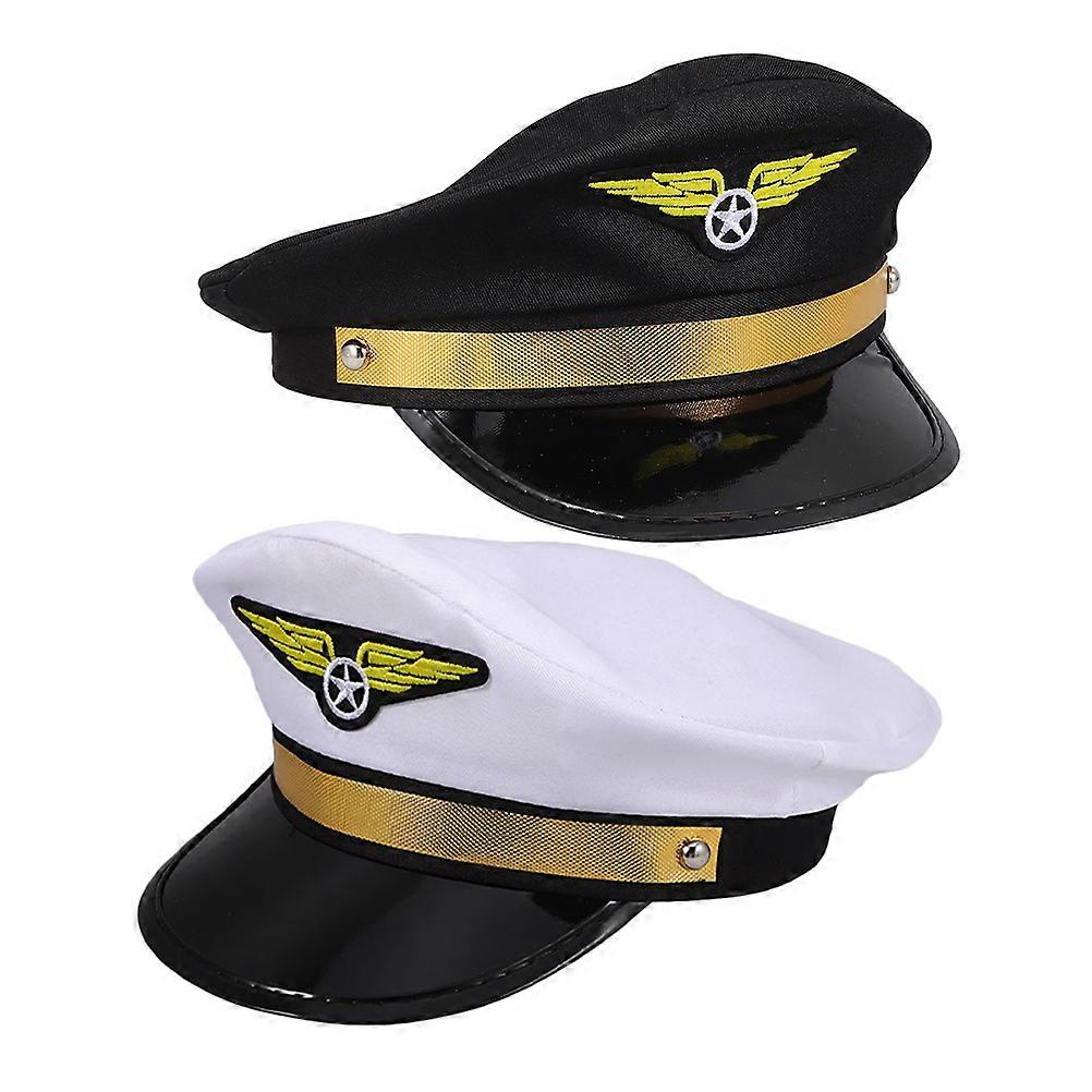 Flying Hat Captain Hat for 2Pcs Adjustable Yacht Accessories in Assorted Color