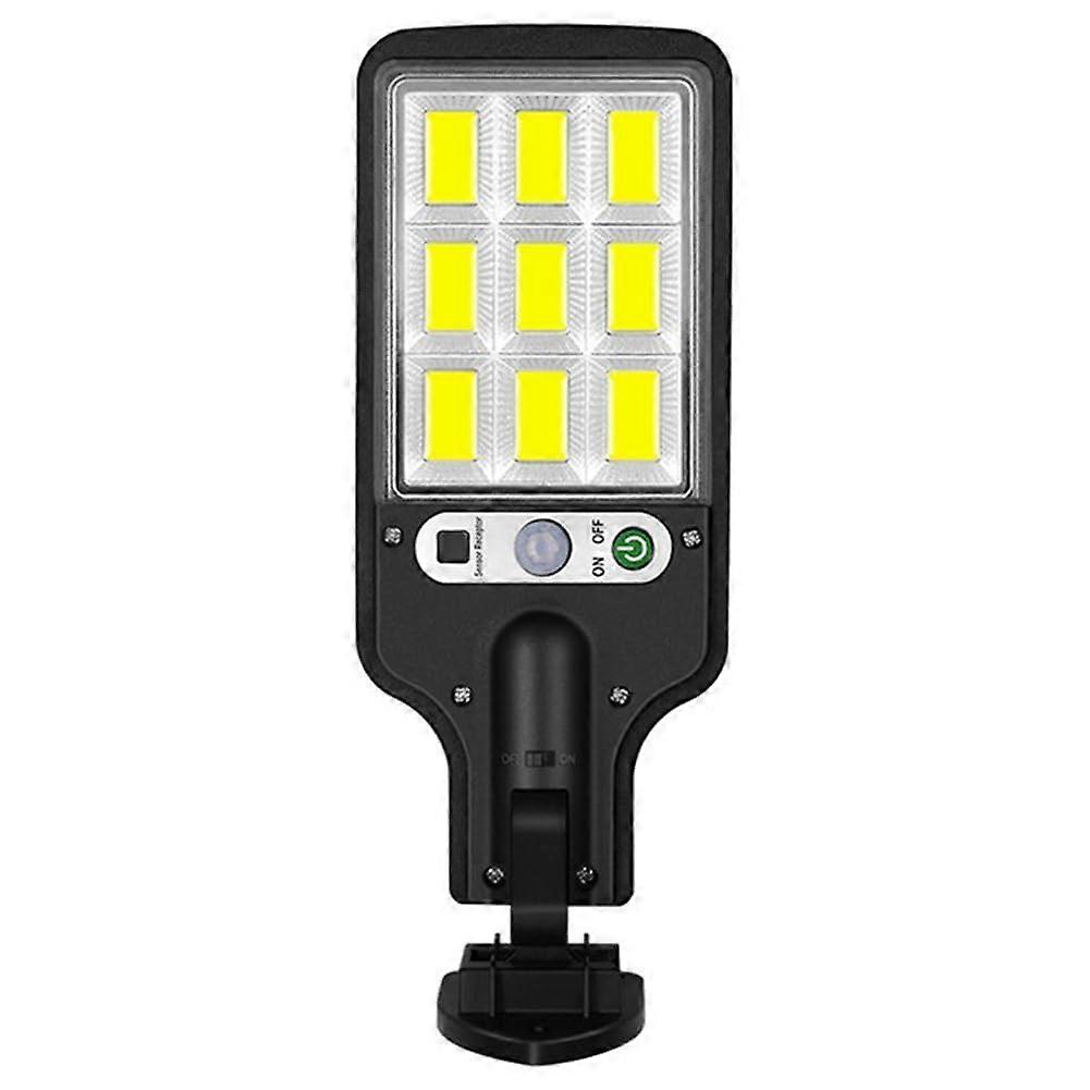 Solar Street Lights Outdoor Waterproof Garden Lamp with 3 Modes, Motion Sensor, Security Lighting for Yard and Pathway