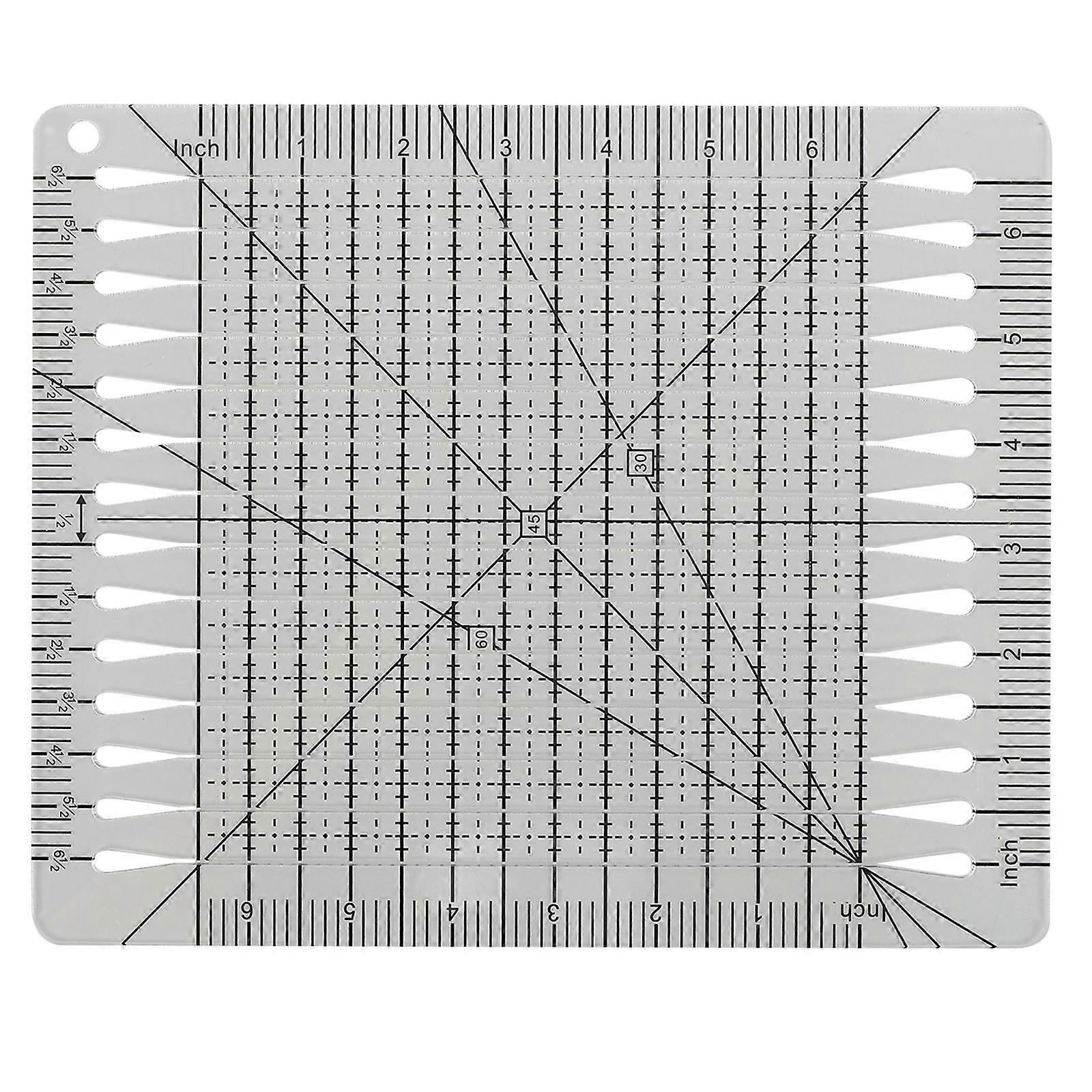 Sewing Tool Quilting Ruler for DIY Fabric Cutting High Precision