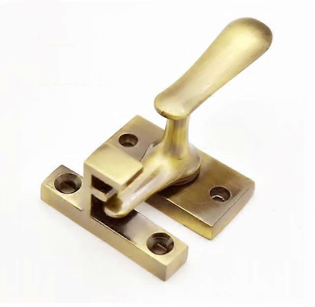 Barn Door Lock Heavy Duty Sliding Latch with Dual Locking for Uneven Frames or Flat 180° Doors Bronze