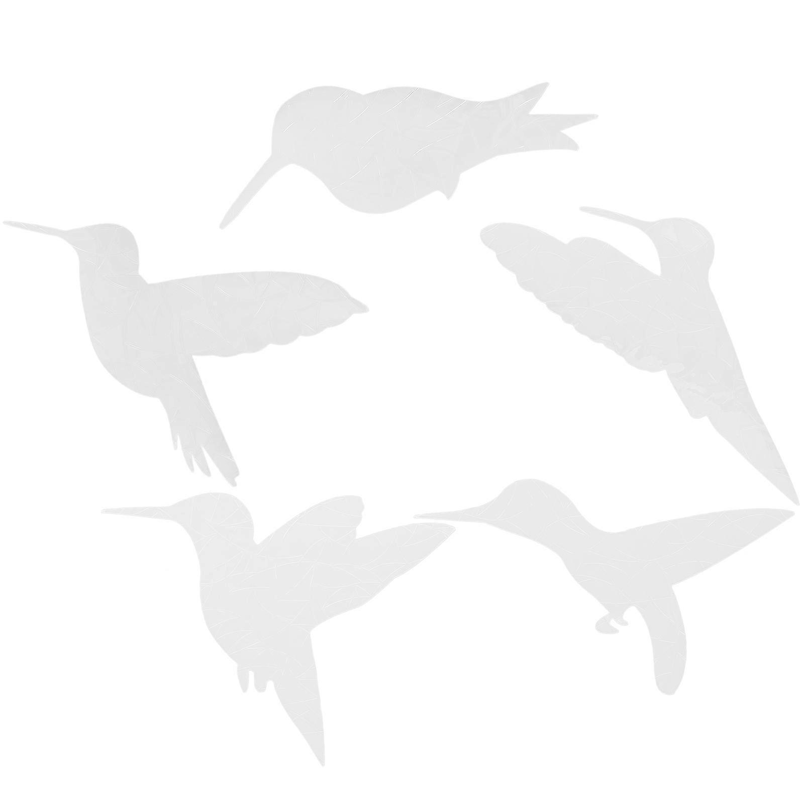 Window Cling Anti-Collision Transparent Pet Material 15Pcs Window Stickers