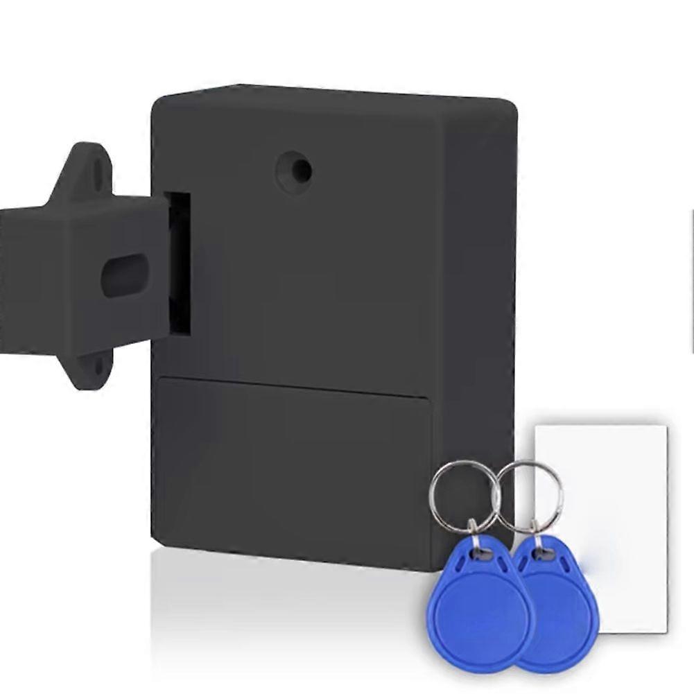 Smart Sensor Invisible Lock RFID Key Card Drawer Lock Hidden Punch-Free Digital Locks DIY for Cabinet Wardrobe B