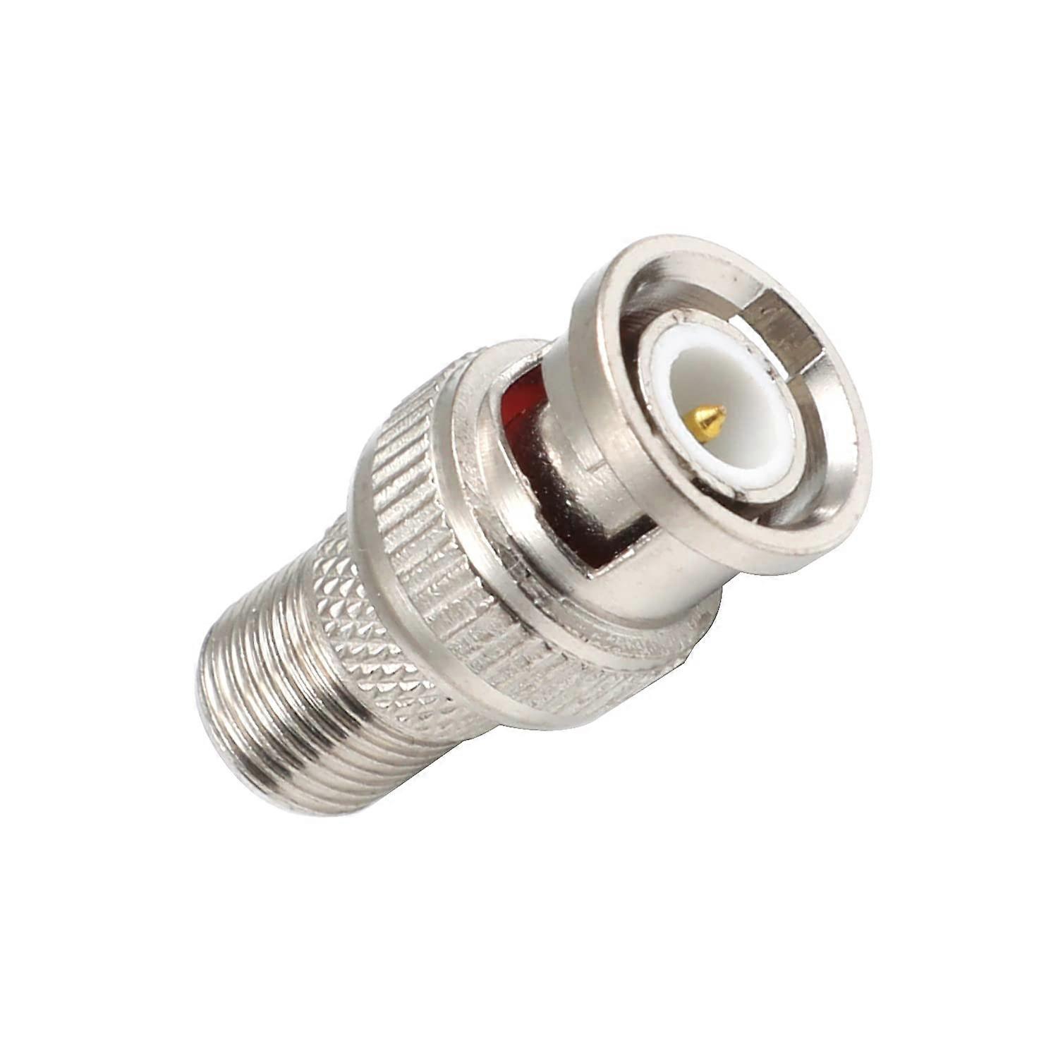 BNC Male to F Female Coaxial Connector Adapter, Secure Bayonet Connection, Low Signal Loss, 50 Ohm
