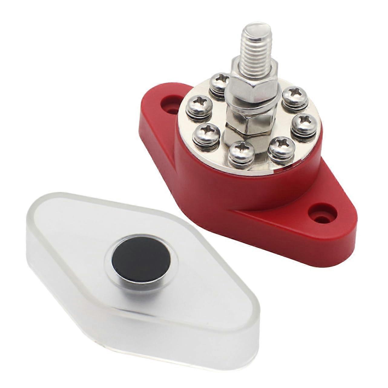 Power Distribution Block with MultiConnection Support for Marine, RV and Automotive Battery Systems