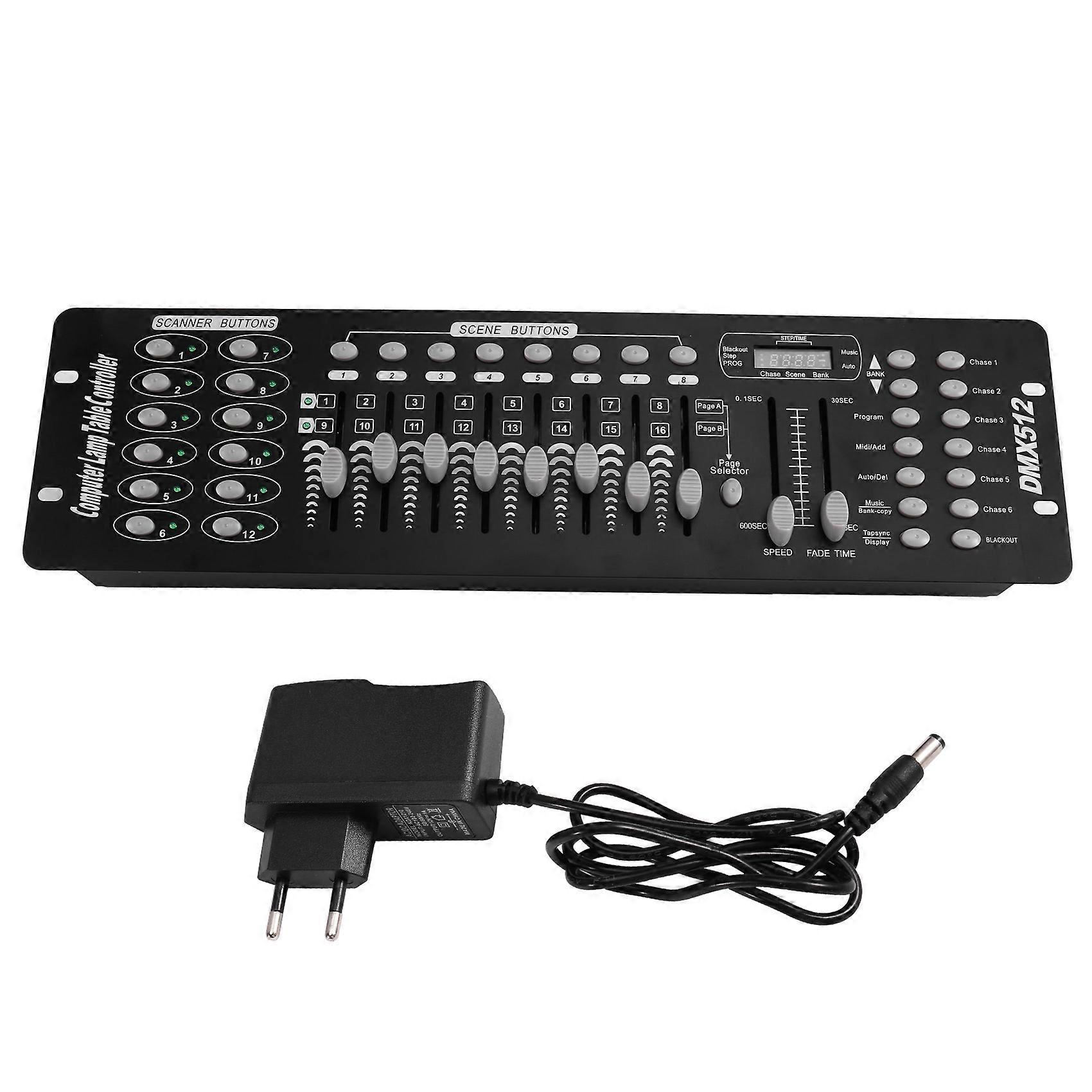  192DMX Controller Stage Lighting 512DMX Console, DJ Control Equipment EU Plug
