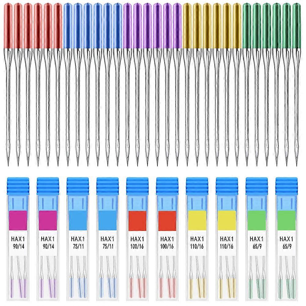 30 PCS Universal Sewing Machine Needles,Regular Point Sewing-Needles