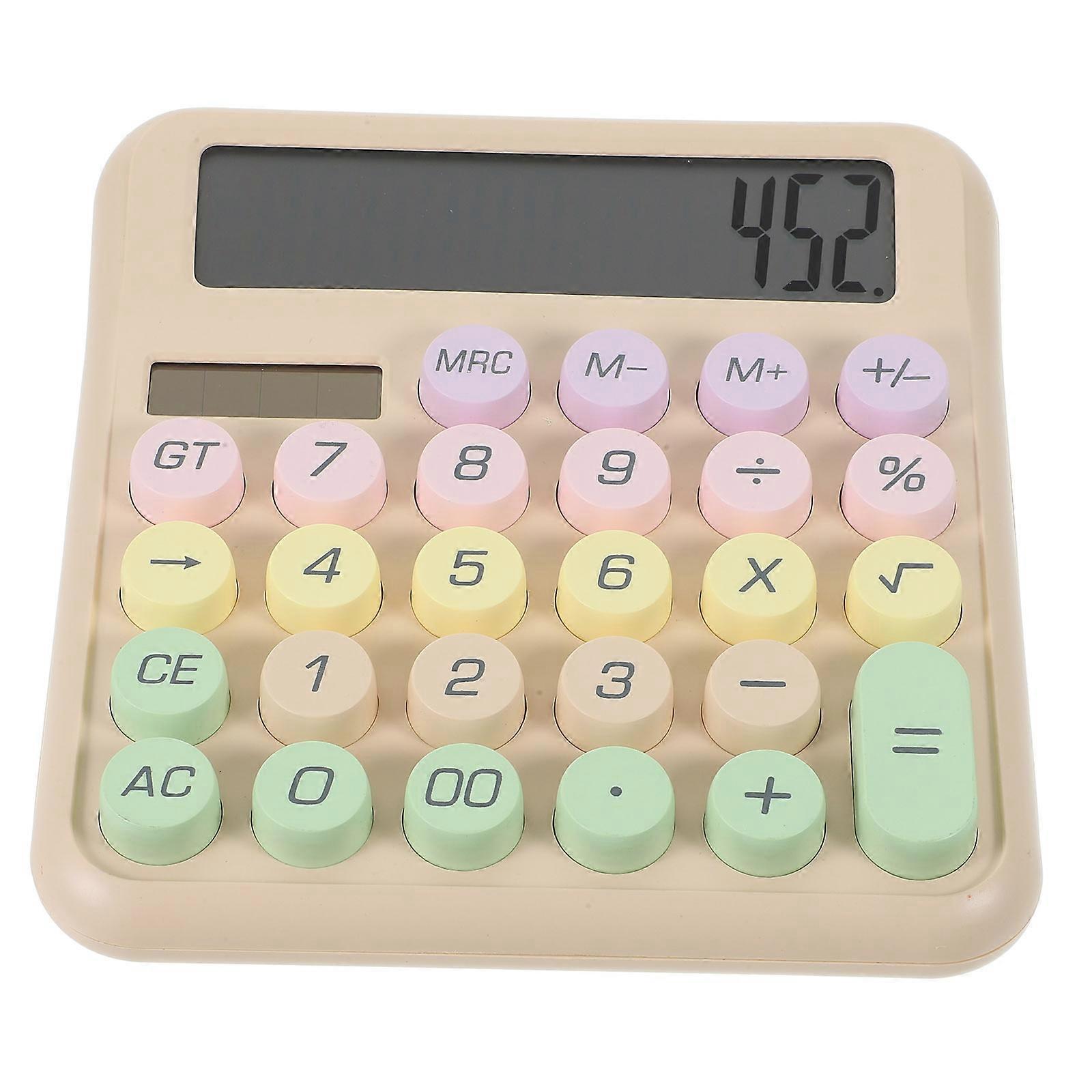 Adorable Mechanical Calculator for Calculating 3Pcs Portable Office Use