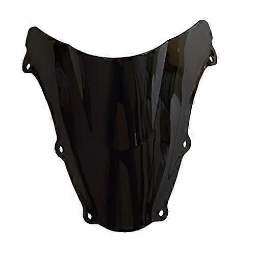 Motorcycle Windshield Double Bubble Black Windscreen for Suzuki SV650 SV650S 20032012