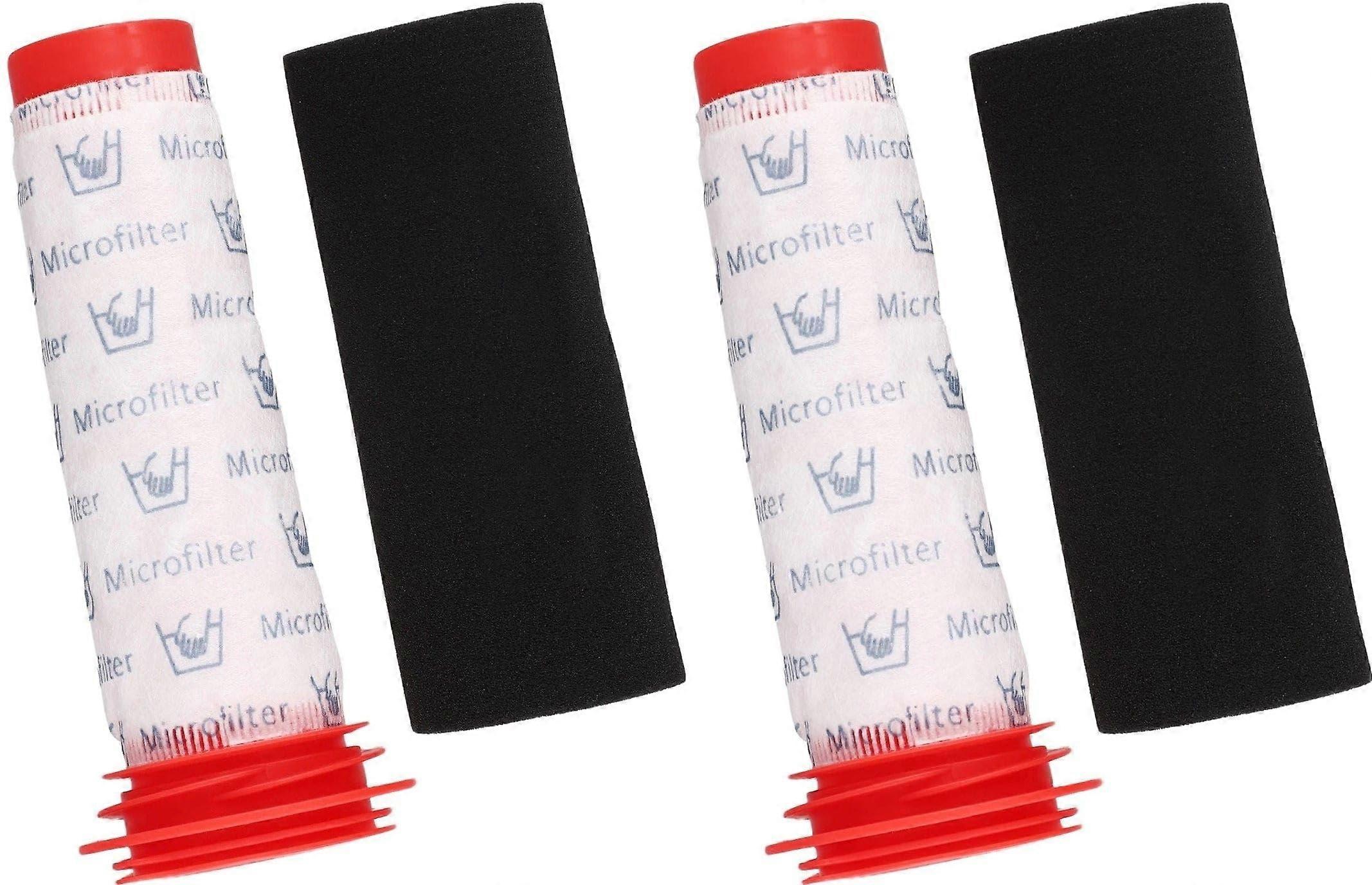 Vacuum Filter Replacement Kit for Bosch BCH6 BCH65PET Cordless Stick, 2 Pack Washable Foam