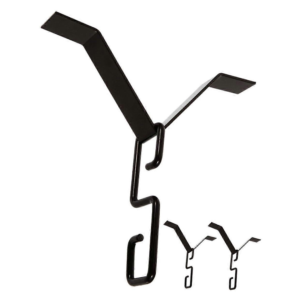 Rain Chain Installation Kit with Waterproof Iron Hooks and Decorative Gutter Adapter, 3 Sets