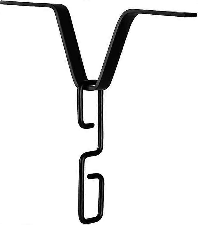 Rain Chain Gutter Adapter with Copper Hook Hanger, V Style Connector for Downspout Garden Use