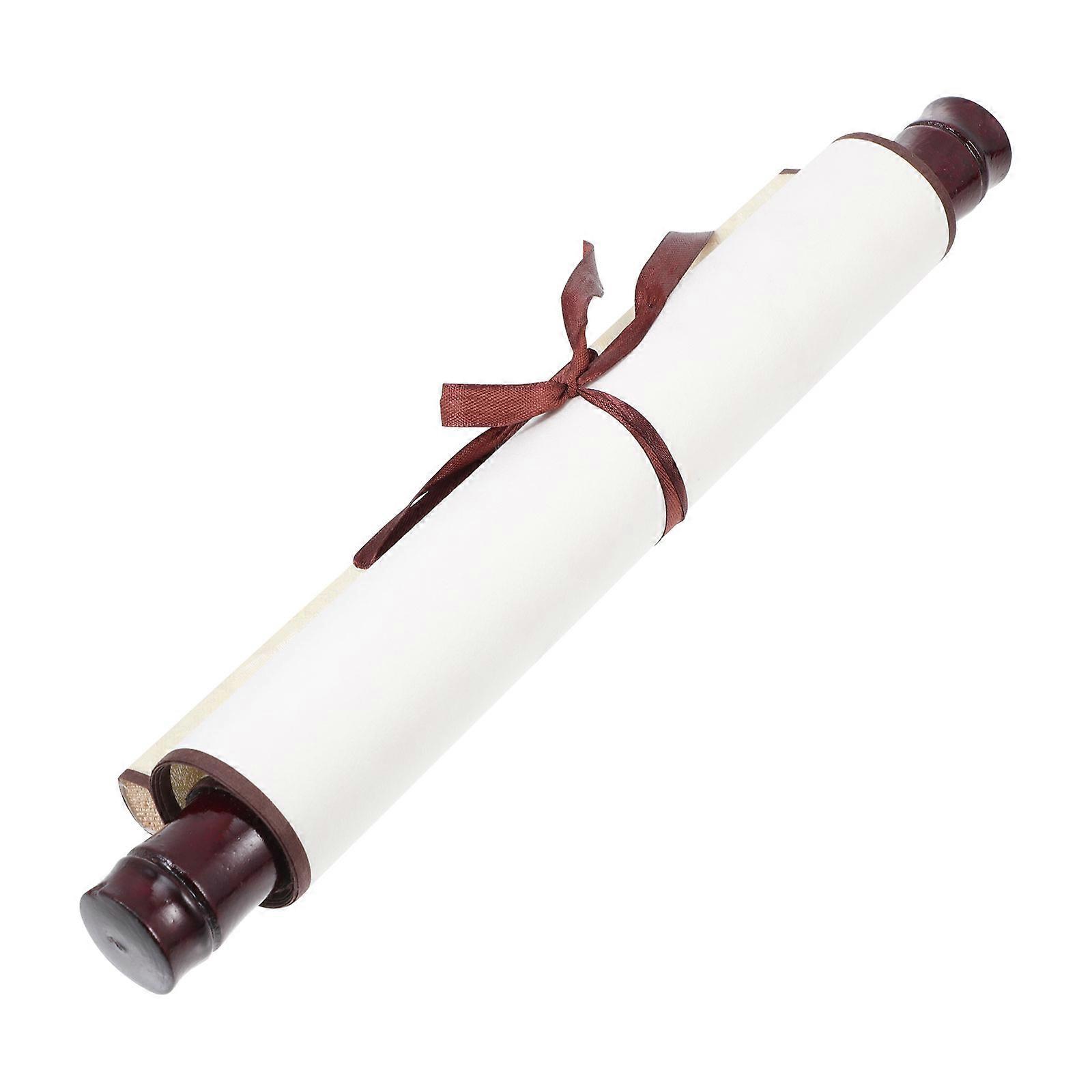 Chinese Scroll Paper Painting Scroll for Calligraphy Use Yellow