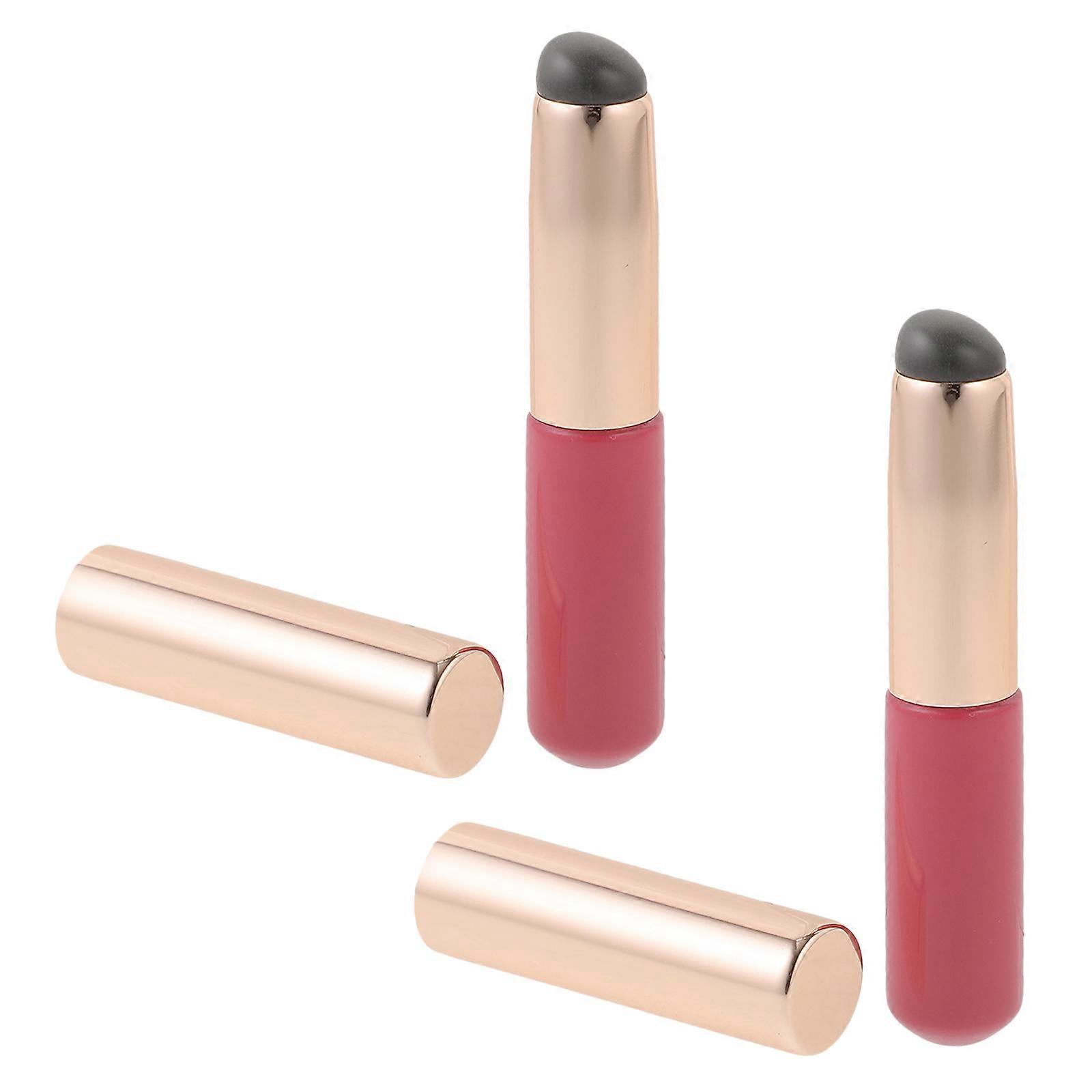 Reusable Silicone Lipstick Applicators Lip Brush for Makeup 2Pcs
