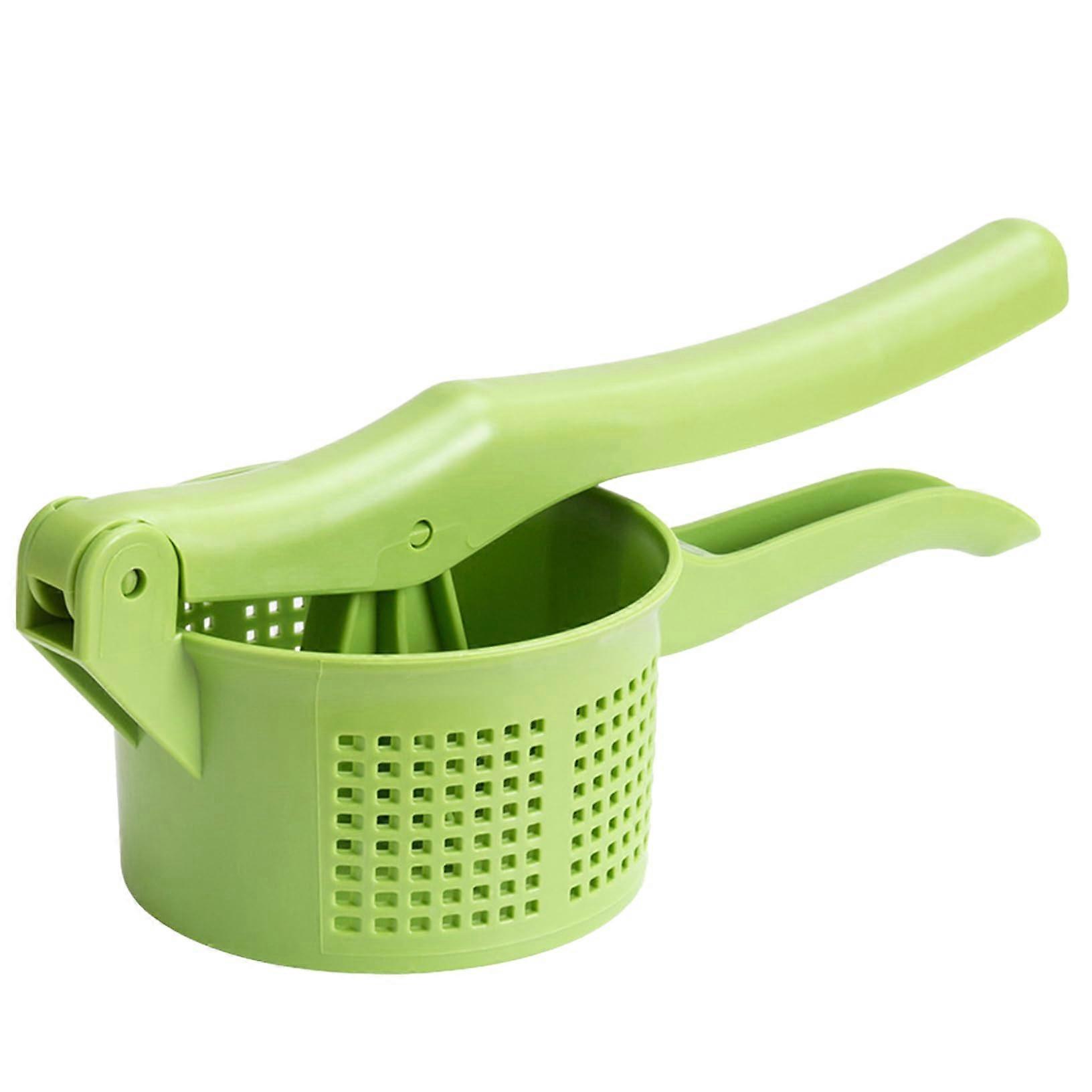 Salad Spinner with Ergonomic Handle, 13 Inch Fine Mesh Plastic Vegetable Strainer and Dryer