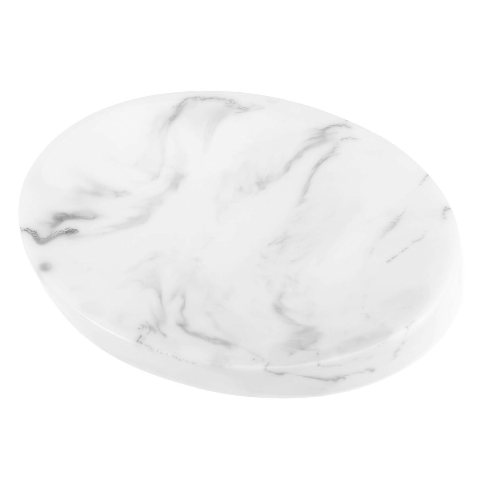 Soap Storage Container Marble Pattern Soap Dish for Bathroom 1Pcs