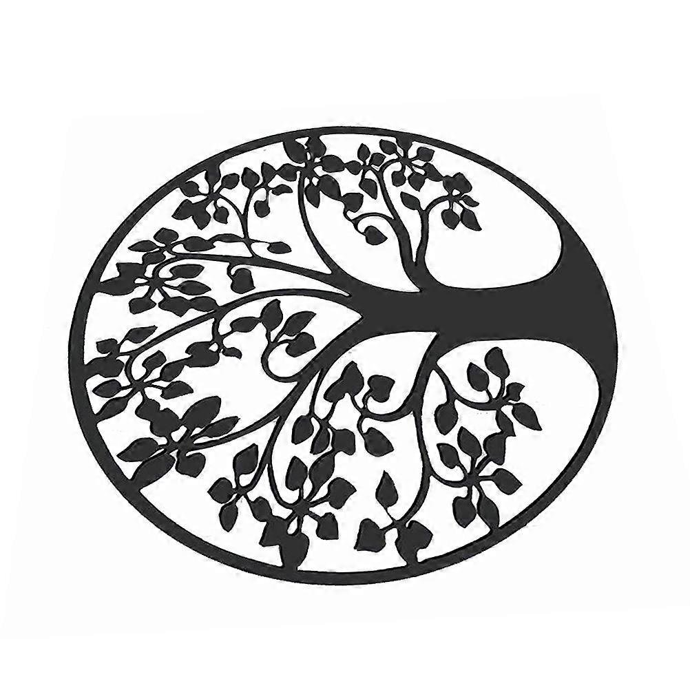 Metal Wall Decor Tree Pattern Hanging Ornament for Home Wall Hanging