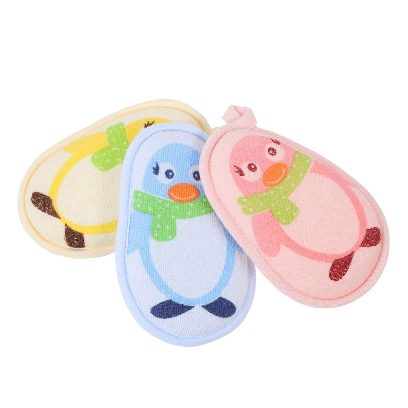 3Pcs Soft Bath Sponges for Sensitive Skin Gentle Exfoliating Shower Sponge Set QuickDrying Durable