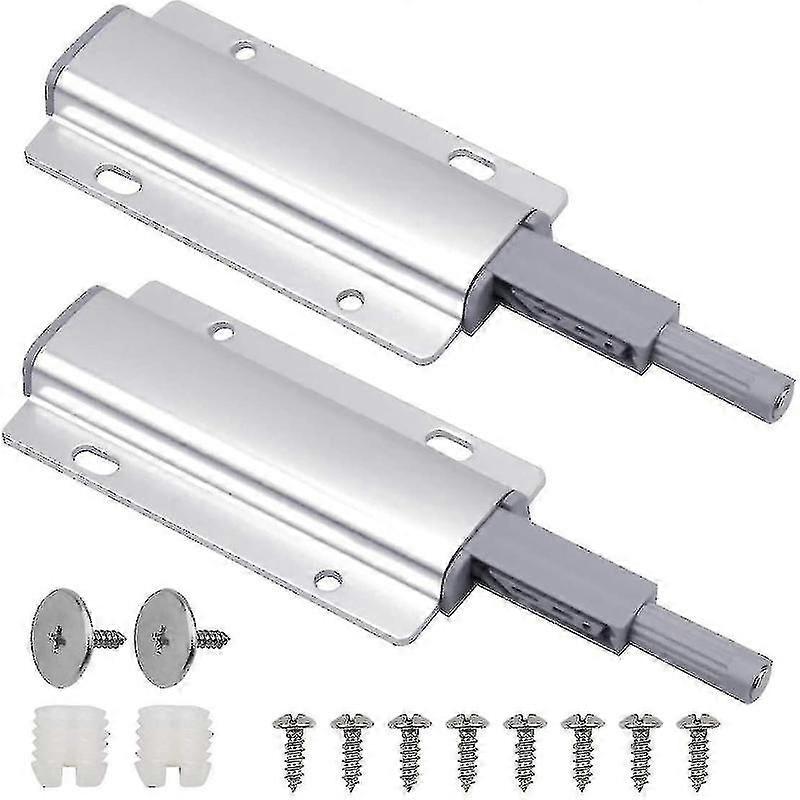 Magnetic cabinet push latch 2 pack