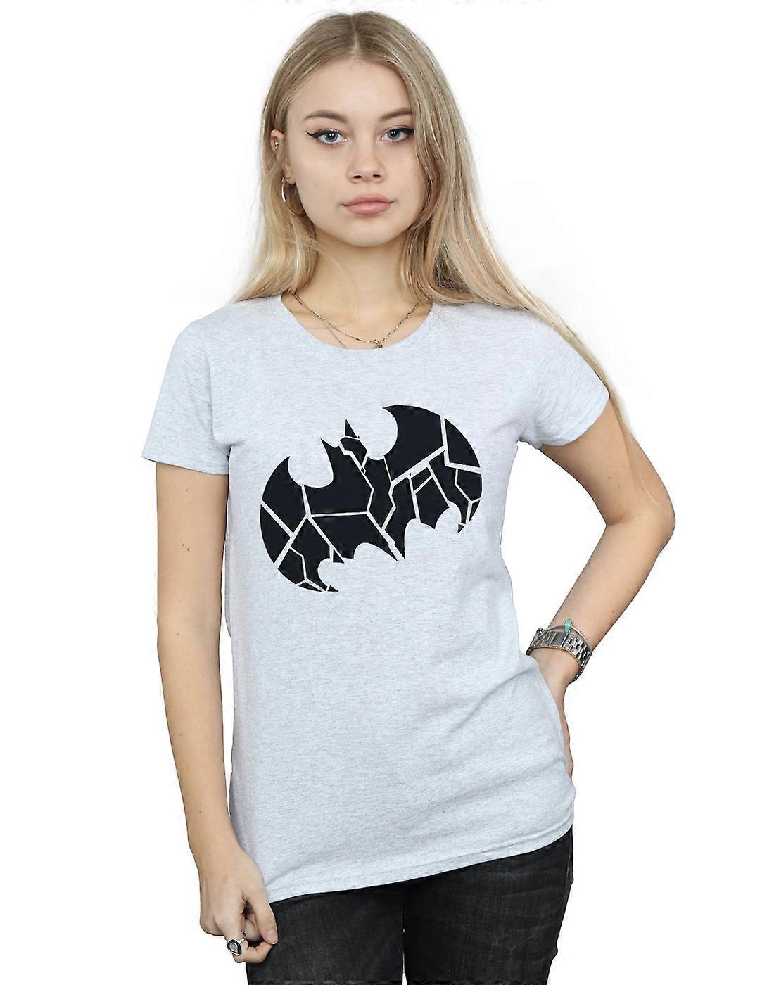 DC Comics Women's Batman One Colour Shield T-Shirt