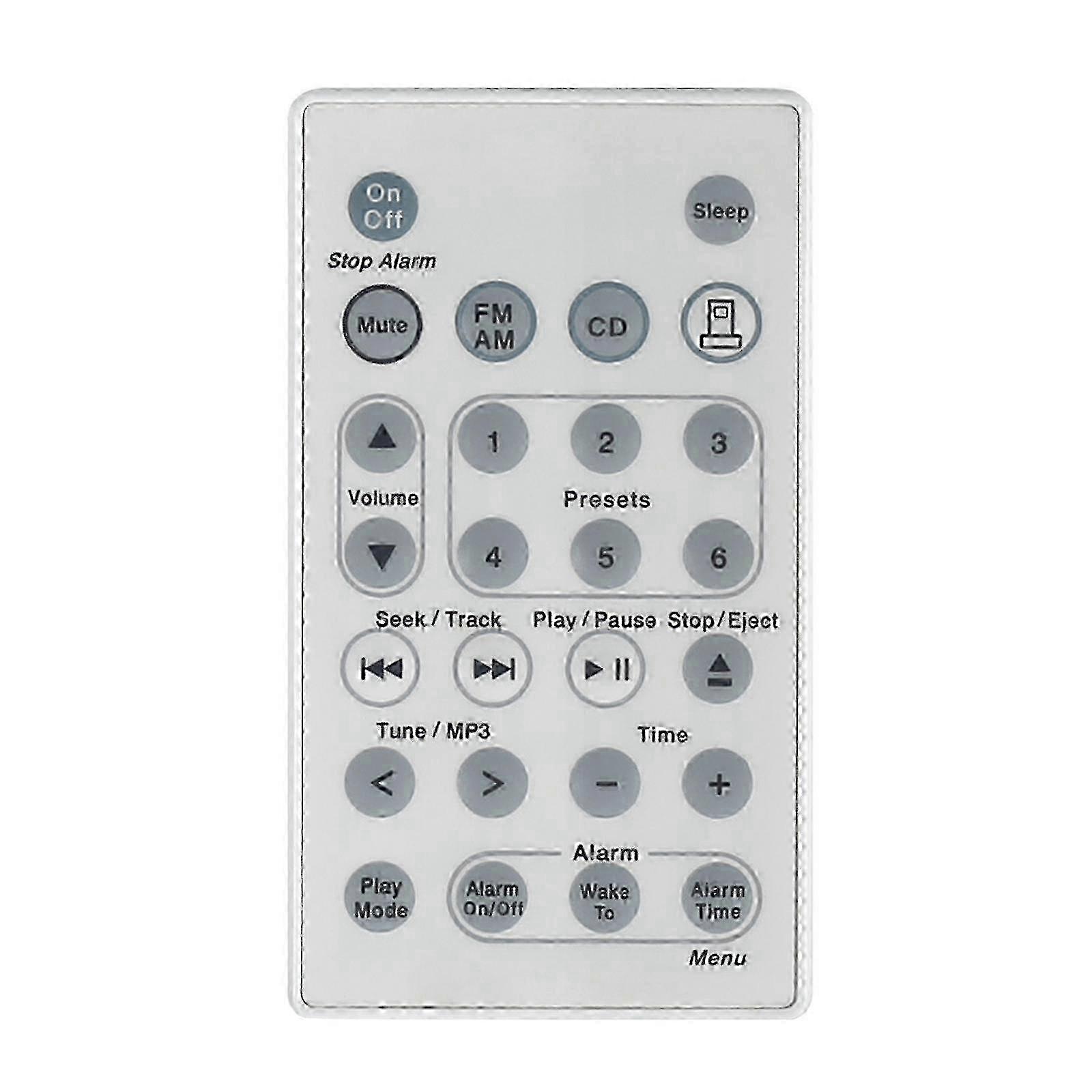 Replacement Remote Control For Sound For Touch Music Radio System